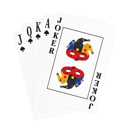 Red Tartan Poker Cards