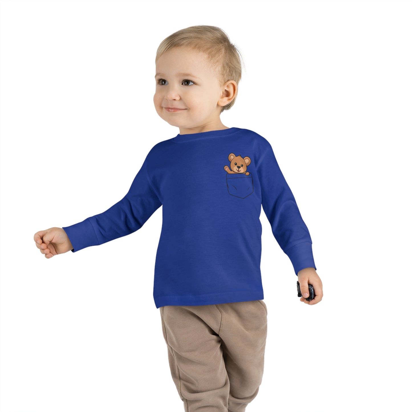 Toddler Long Sleeve  Cuddly Bear T-shirt