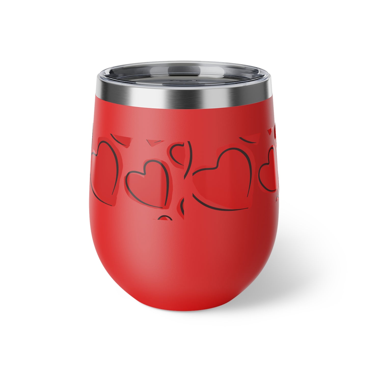 Love Hearts Copper Vacuum Insulated Cup, 12oz