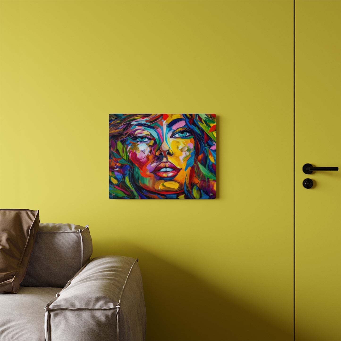 Colourful Lady Acrylic Wall Art Panels