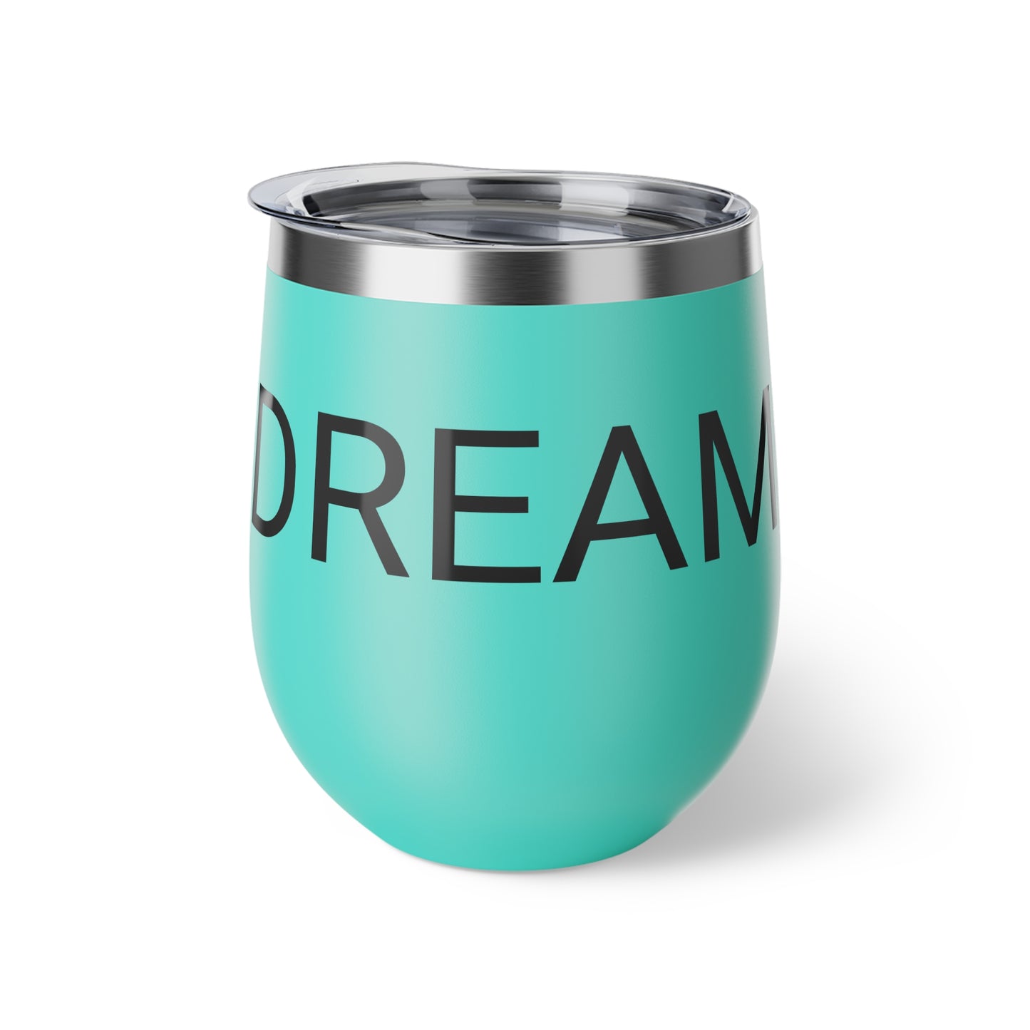 Dream Bigger Motivational  Copper Vacuum Insulated Cup, 12oz