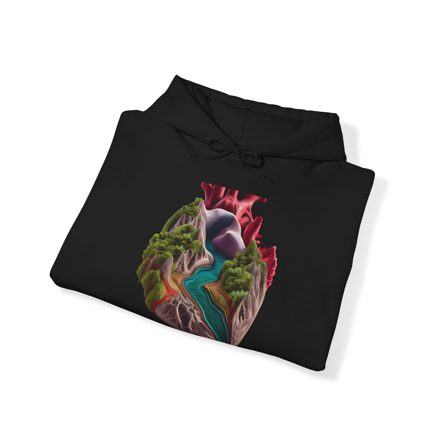 Open Hearts Hoodie Unisex Heavy Blend™ Hooded Sweatshirt