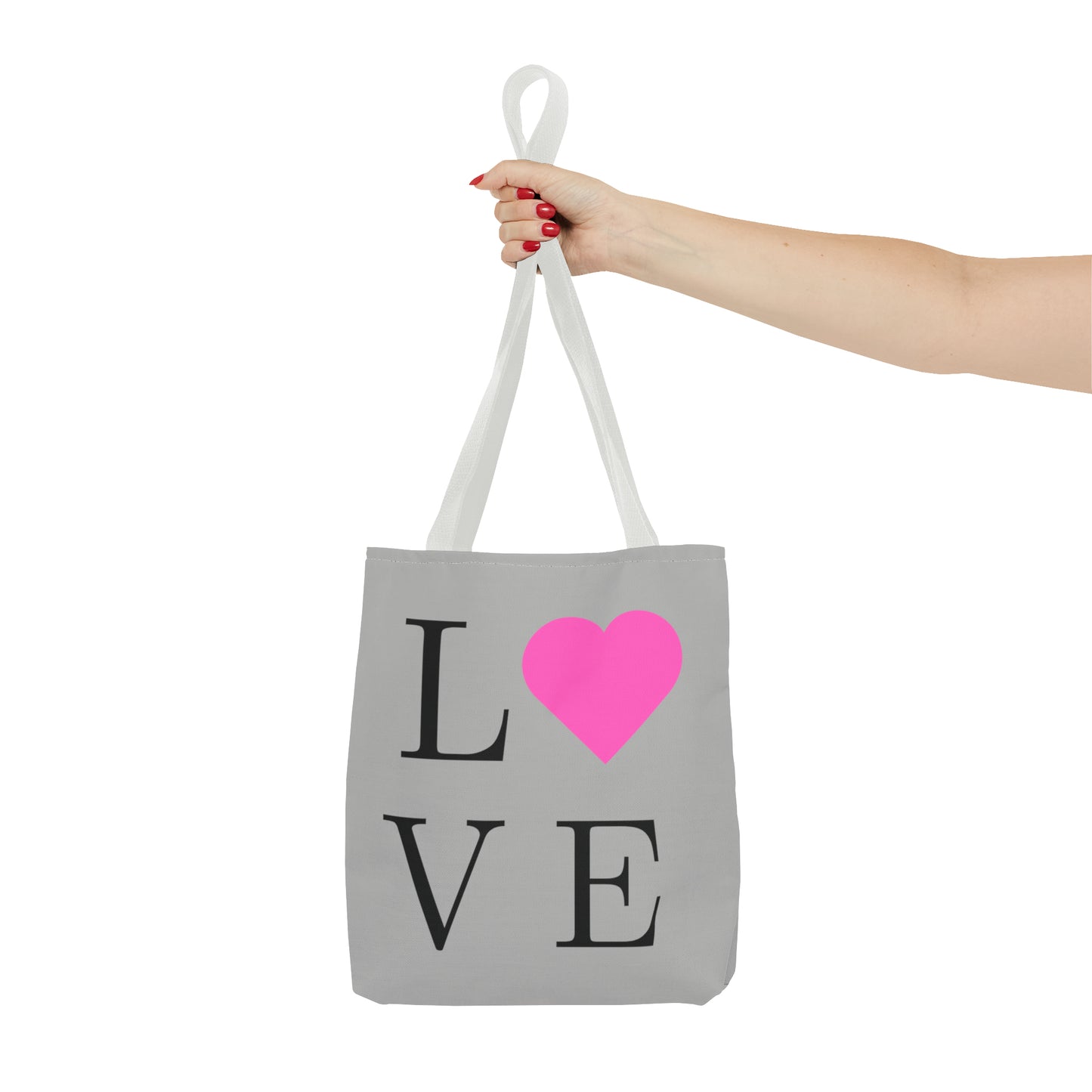 GreyTote Bag  All about Love