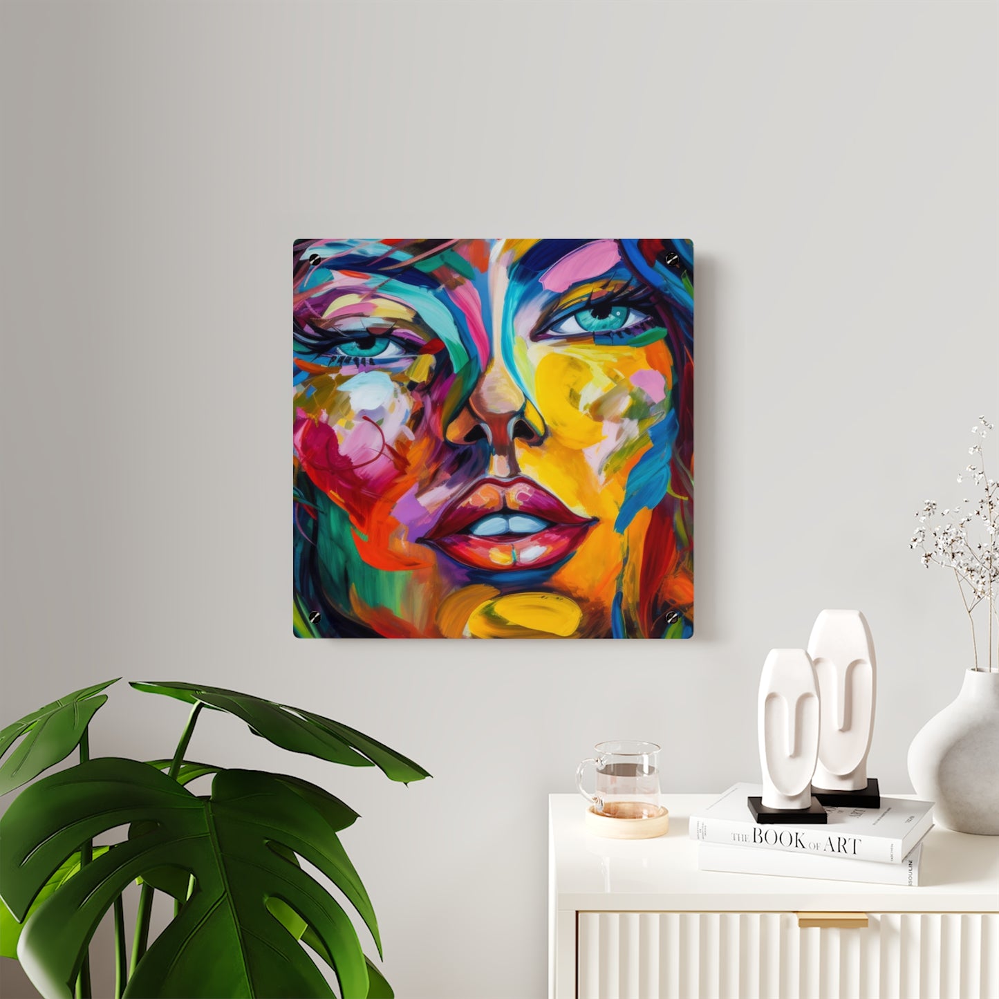 Colourful Lady Acrylic Wall Art Panels