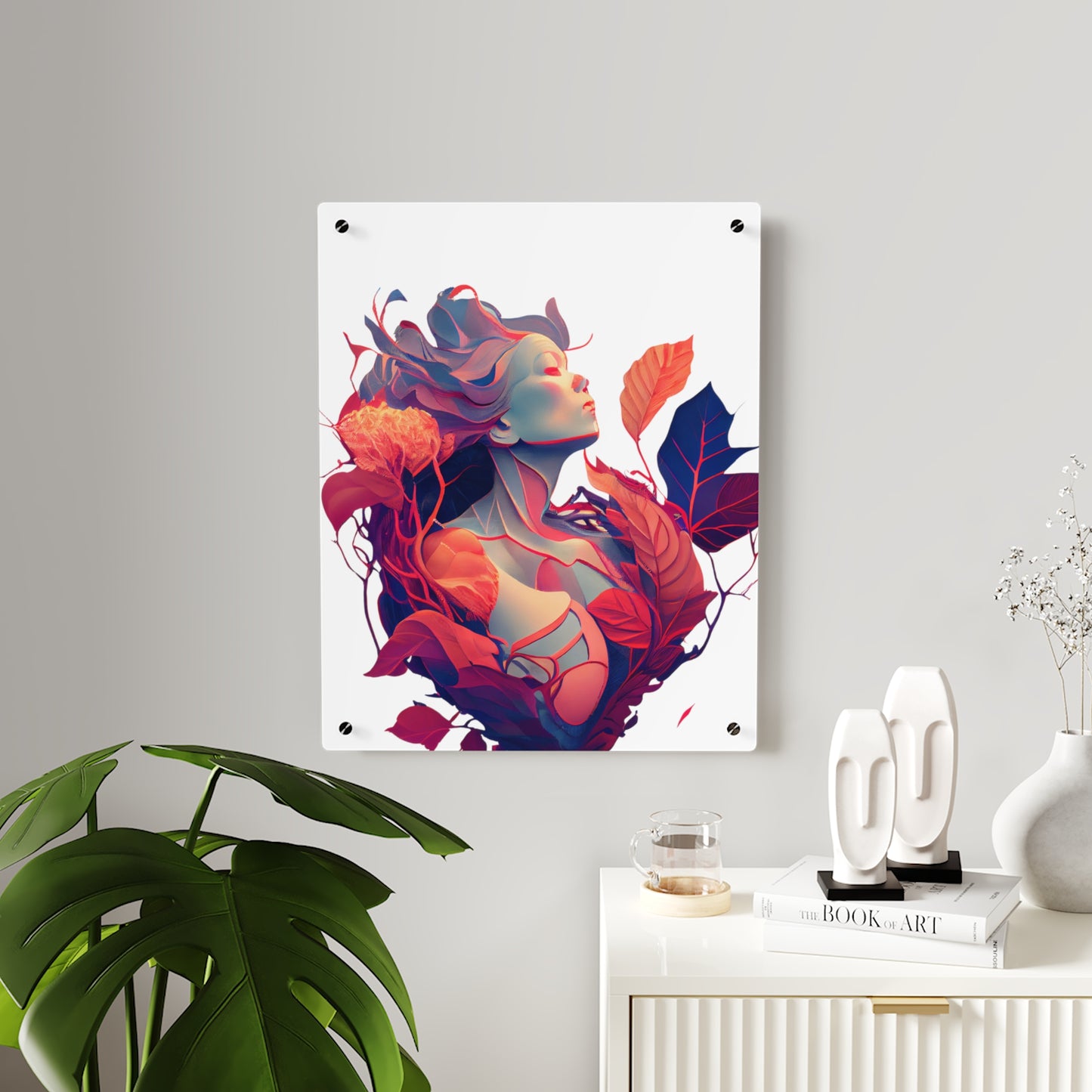 Heart of Hearts Asia Acrylic Wall Art Panels