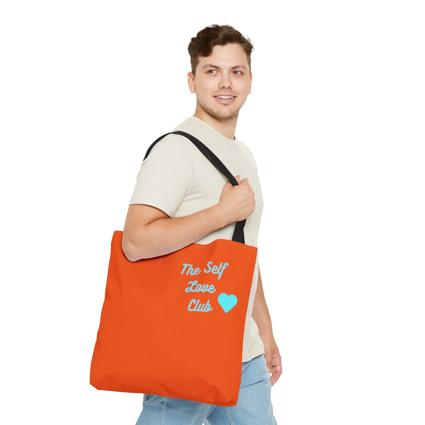 Tote Bag, Carnelian Coloured with Motivational Message