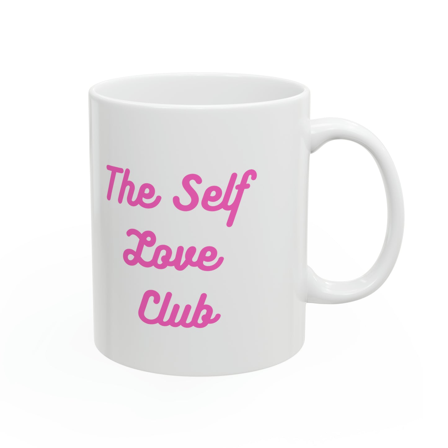 Self Love Club in Pink Ceramic Mug 11oz