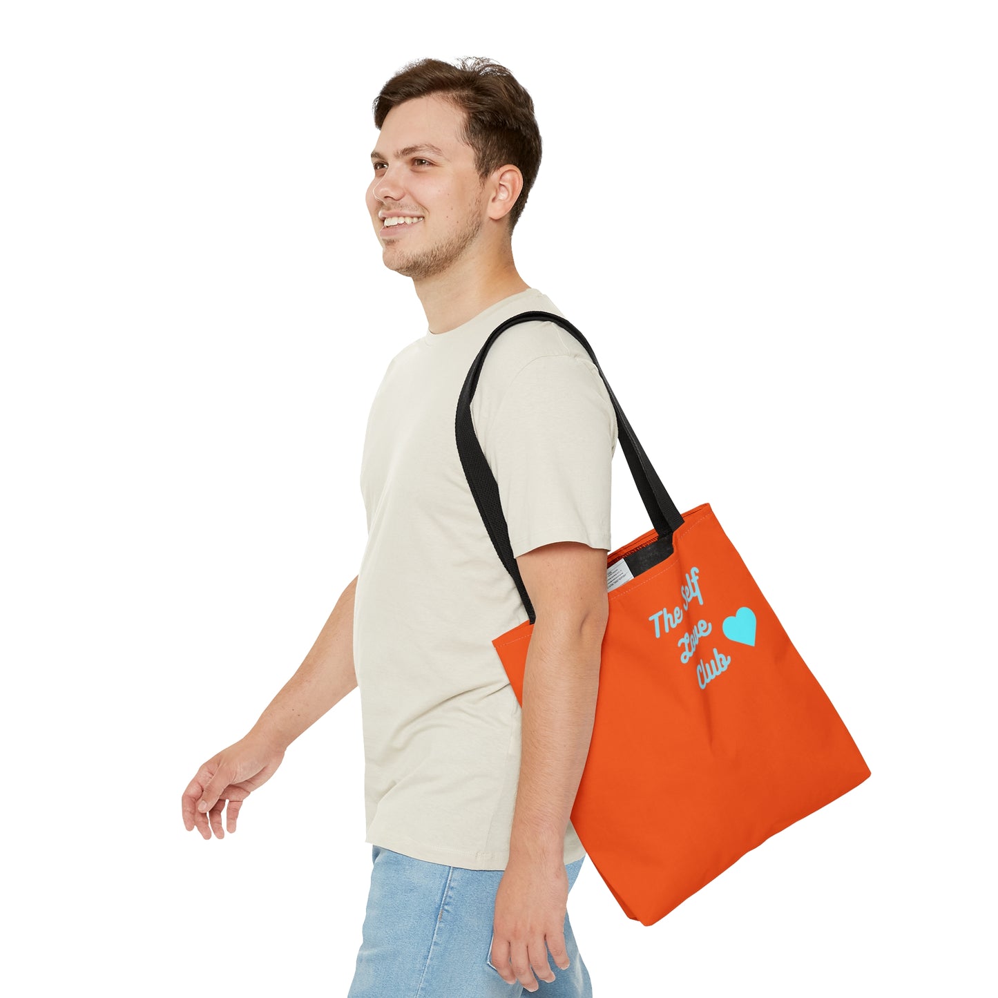 Tote Bag, Carnelian Coloured with Motivational Message