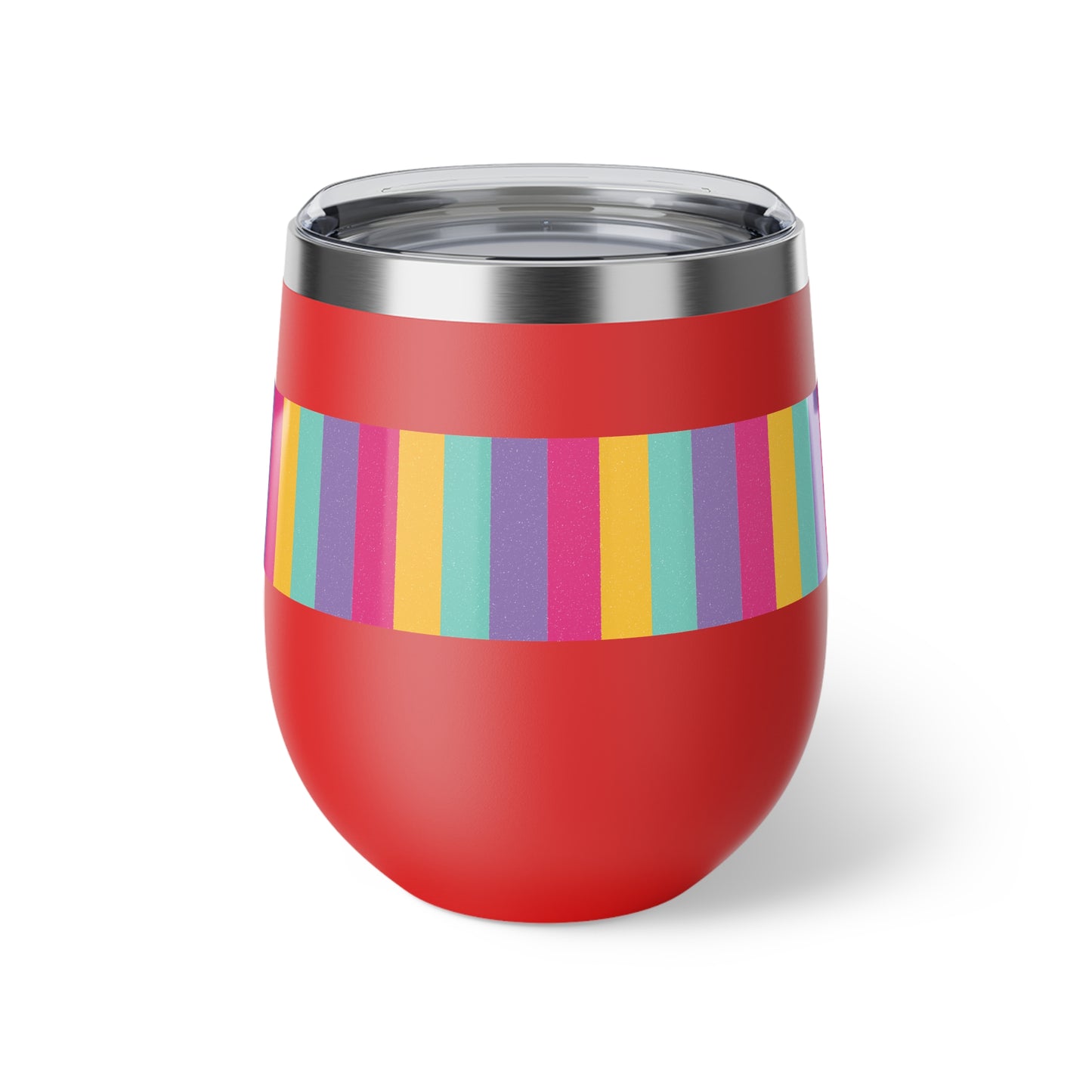 Bright Striped Copper Vacuum Insulated Cup, 12oz