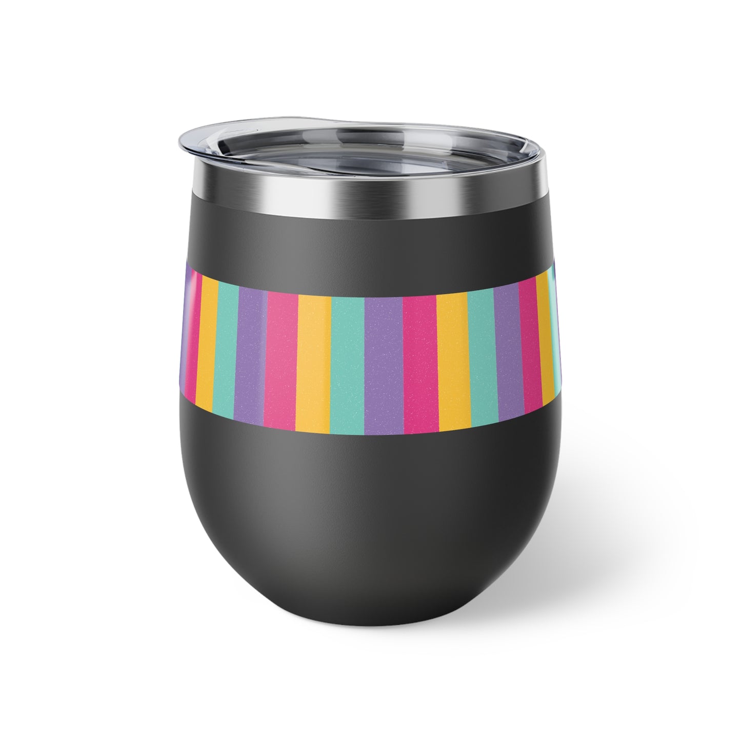 Bright Striped Copper Vacuum Insulated Cup, 12oz