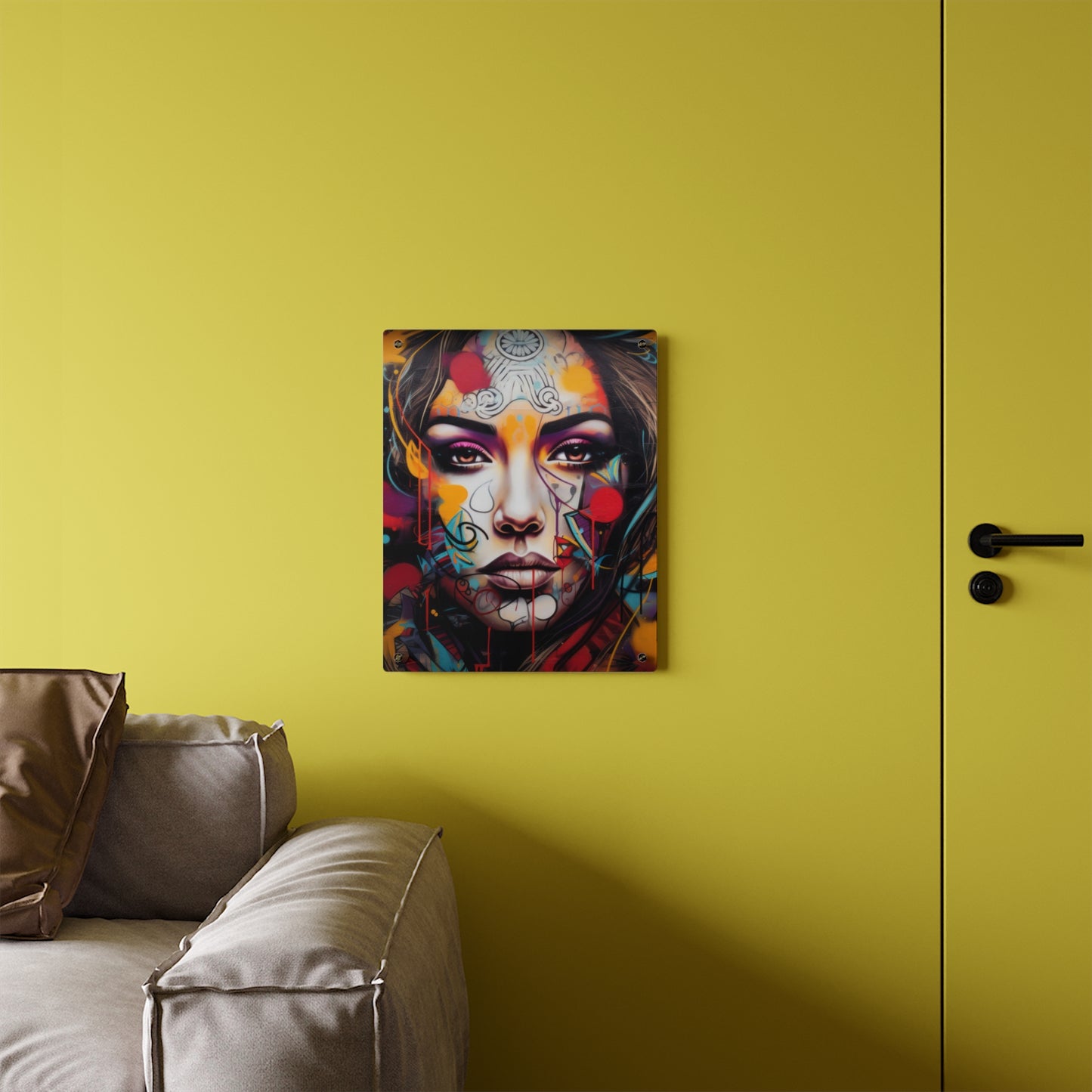 Lady of the Matrix Acrylic Wall Art Panels