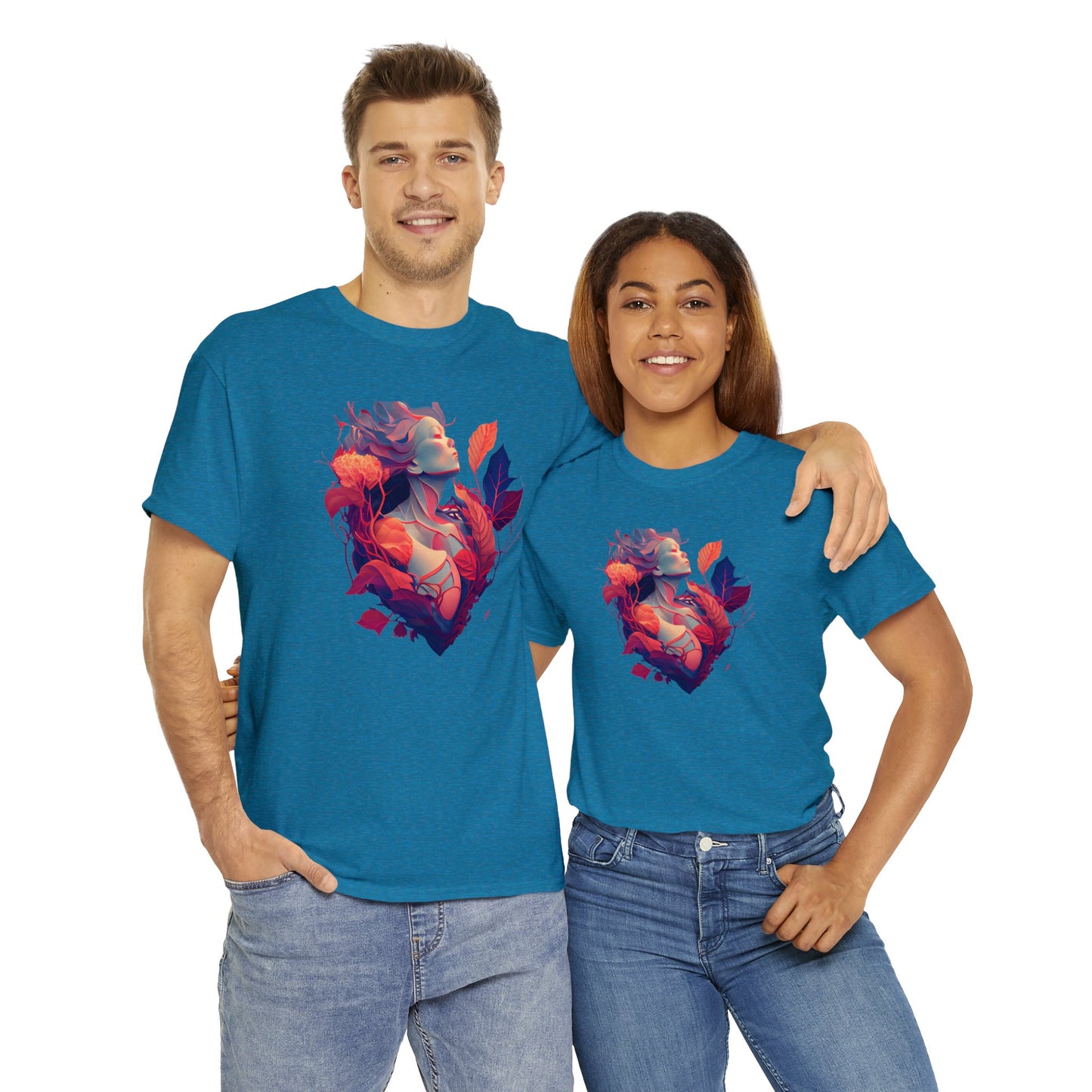 Lady of Hearts Unisex Heavy Cotton T-Shirt