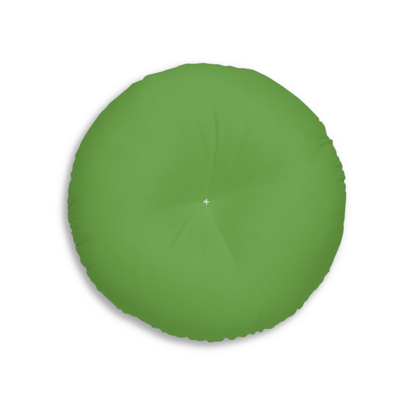 Peridot Heart Tufted Floor Pillow, Round