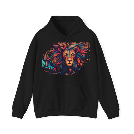 hoodie with lion print