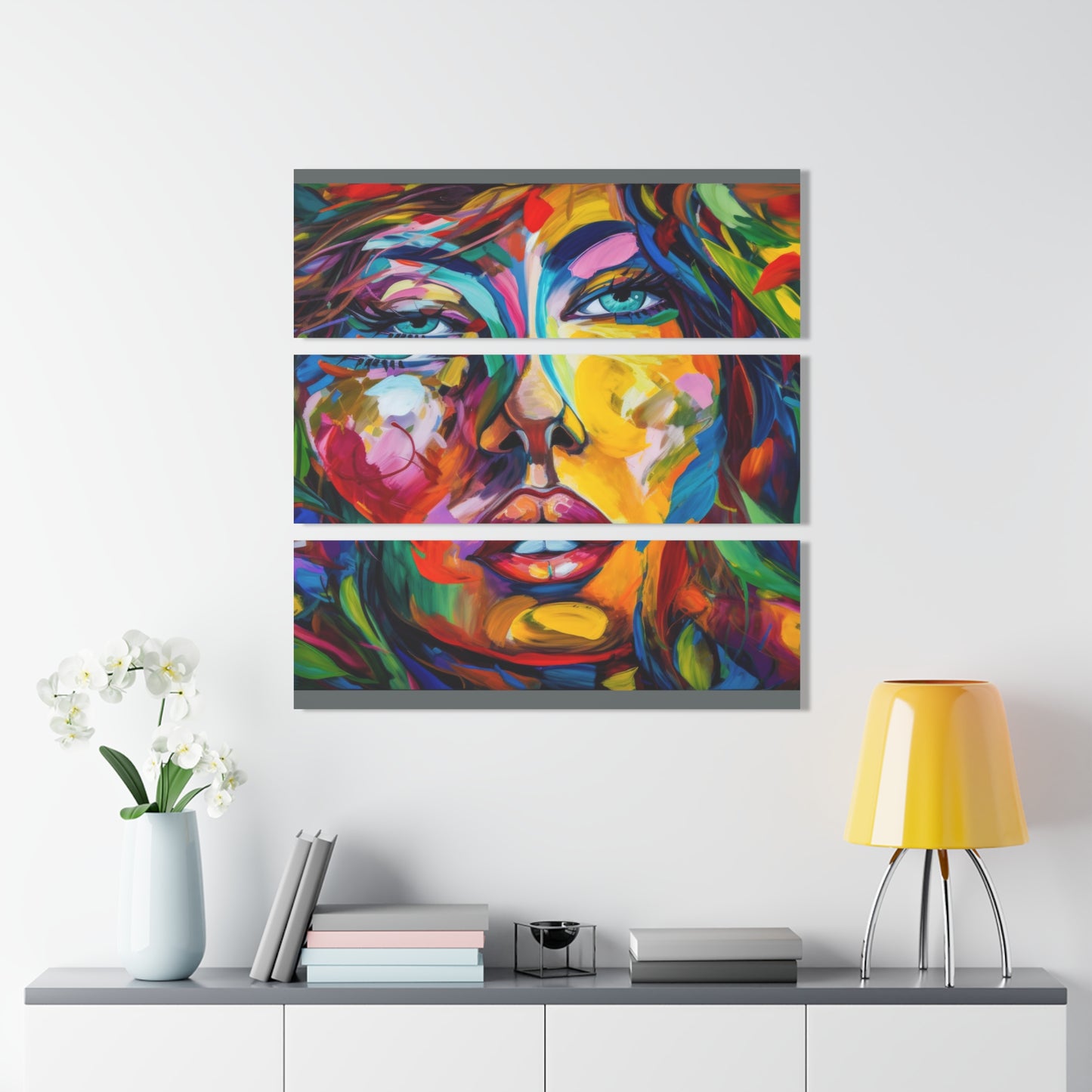 Wall Art,  Colourful Lady Inspired Acrylic Print