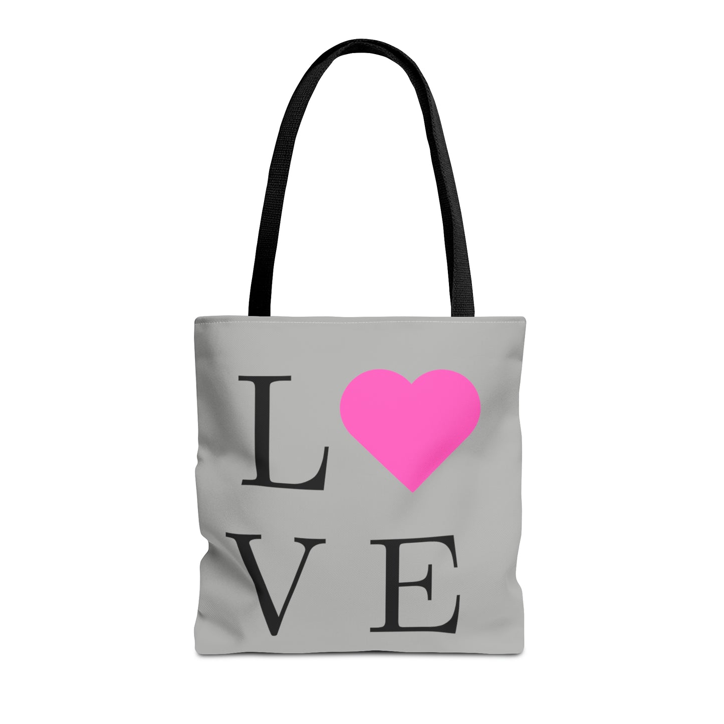 GreyTote Bag  All about Love