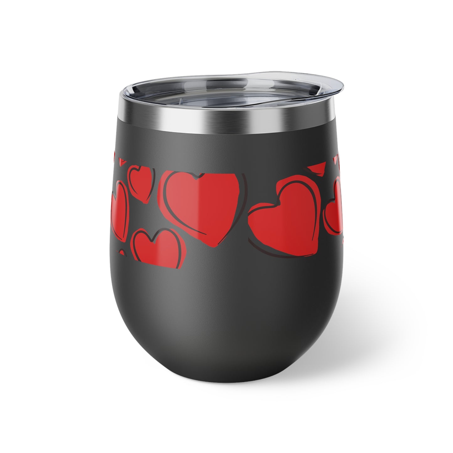 Love Hearts Copper Vacuum Insulated Cup, 12oz