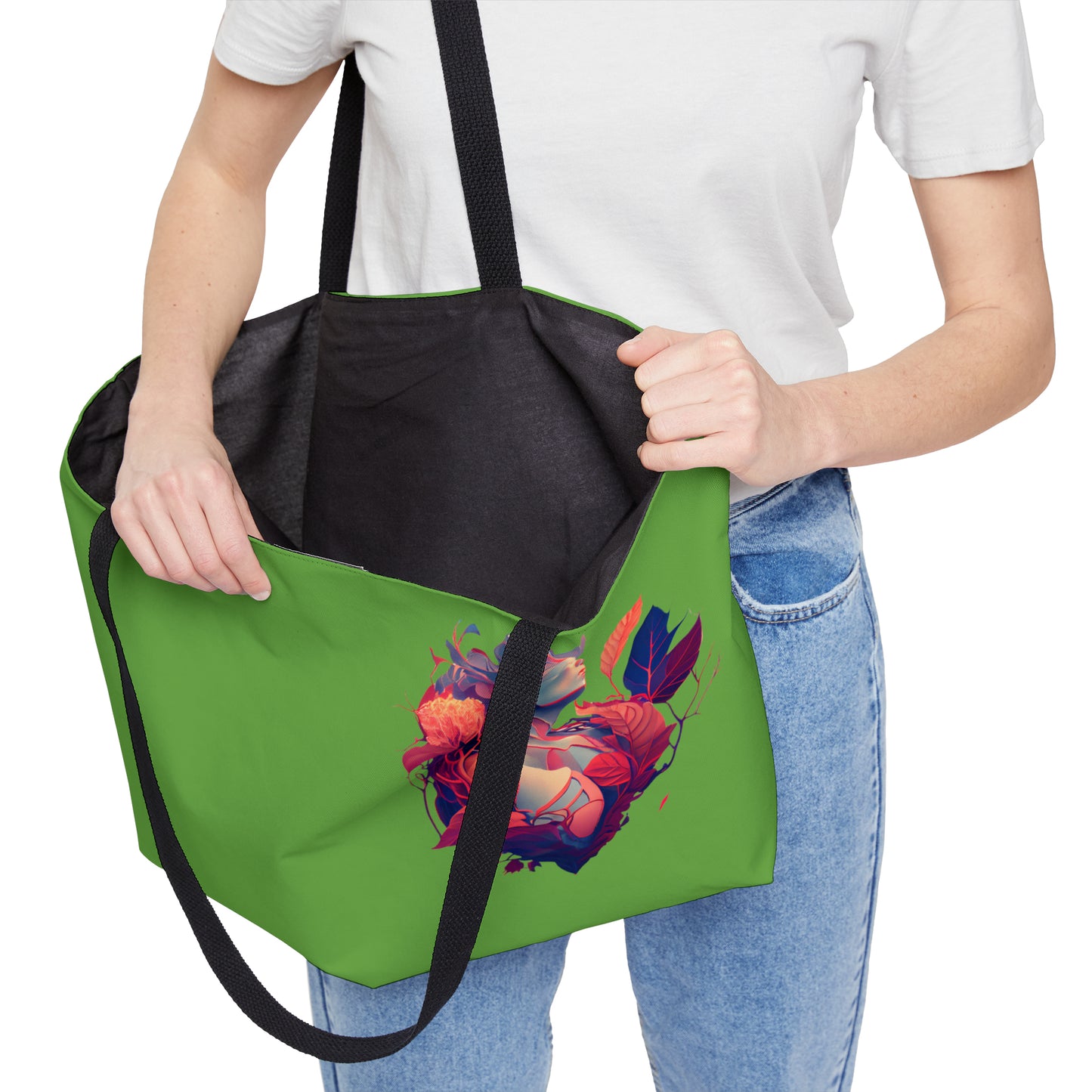 Peridot Lady of Hearts Weekender Tote Bag