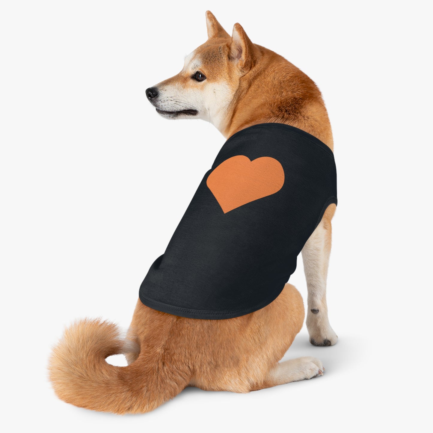 Pet Tank Top with Carnelian Heart