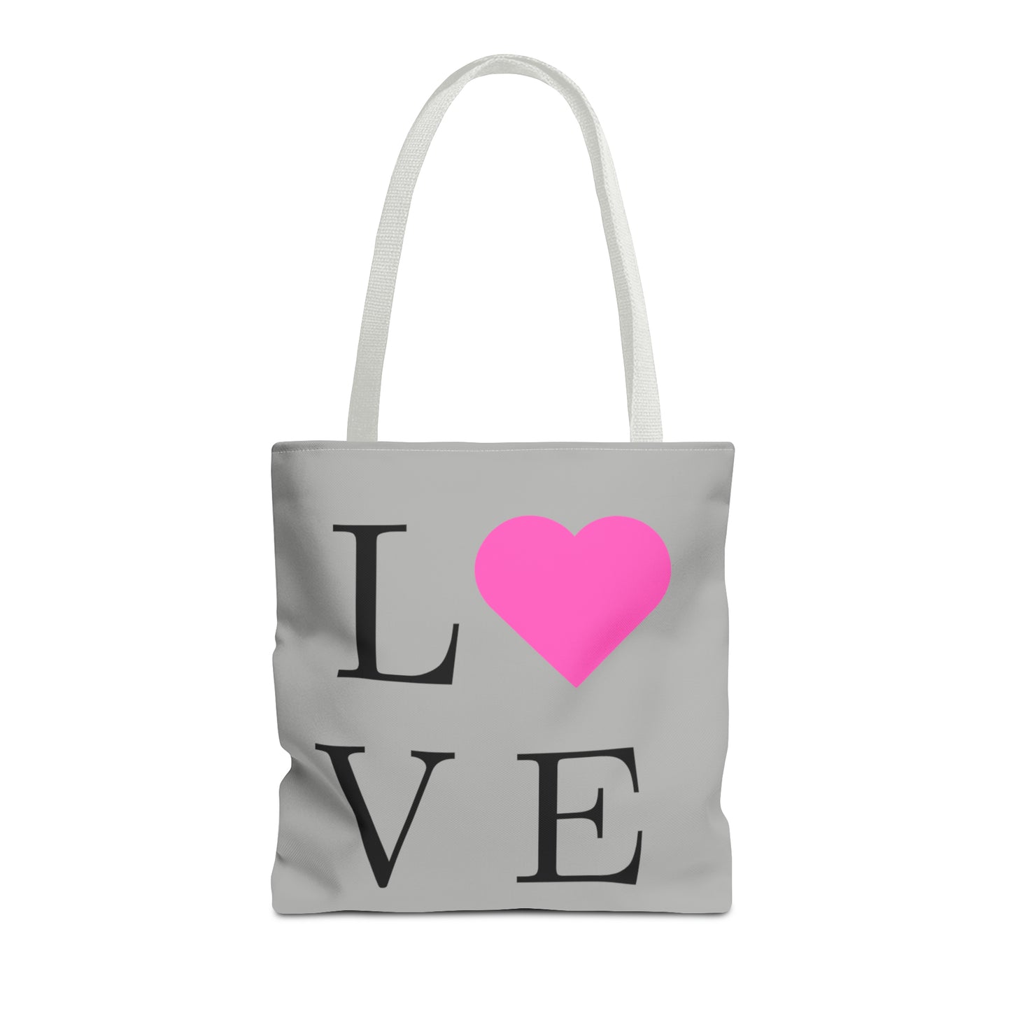 GreyTote Bag  All about Love