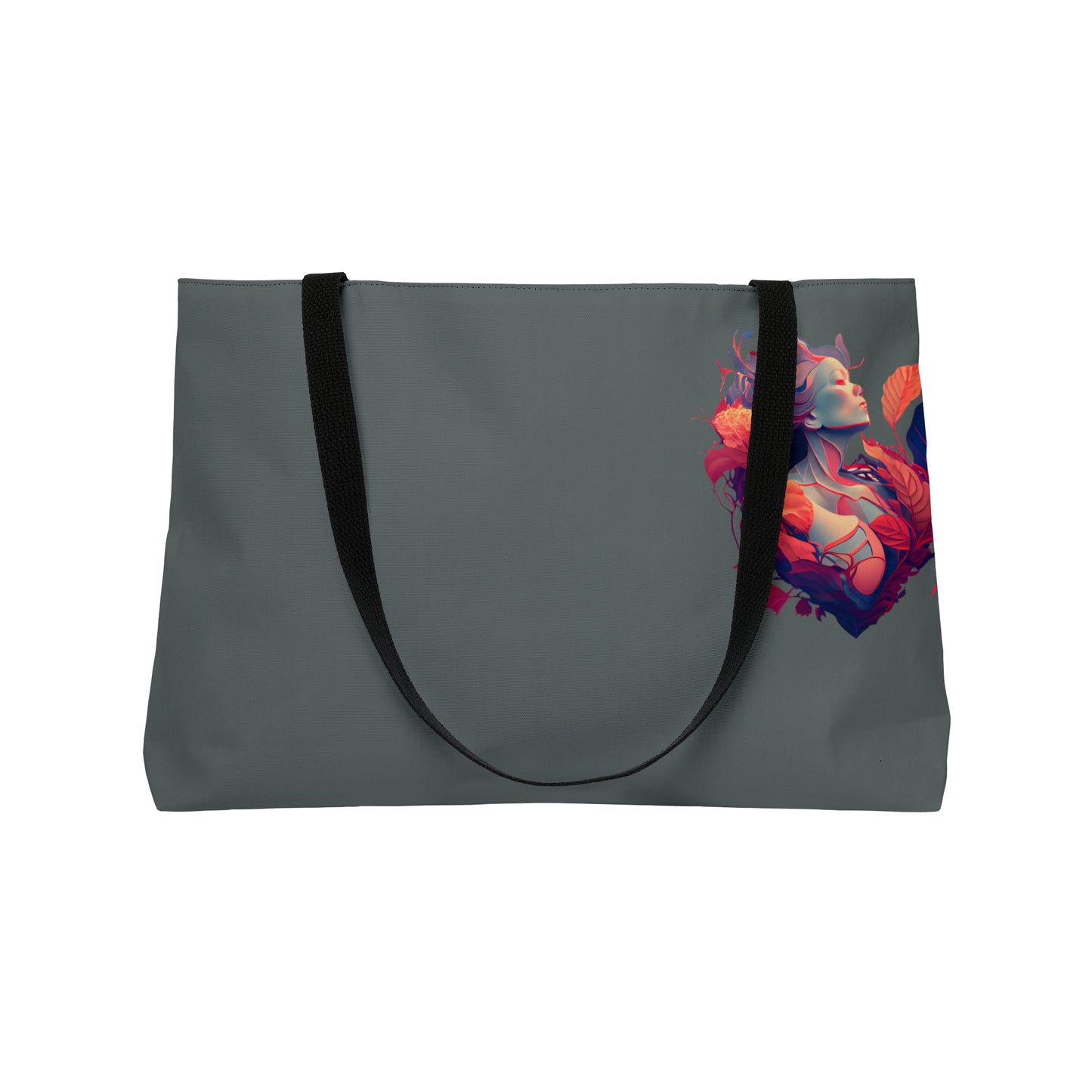 Grey Lady of Hearts Weekender Tote Bag