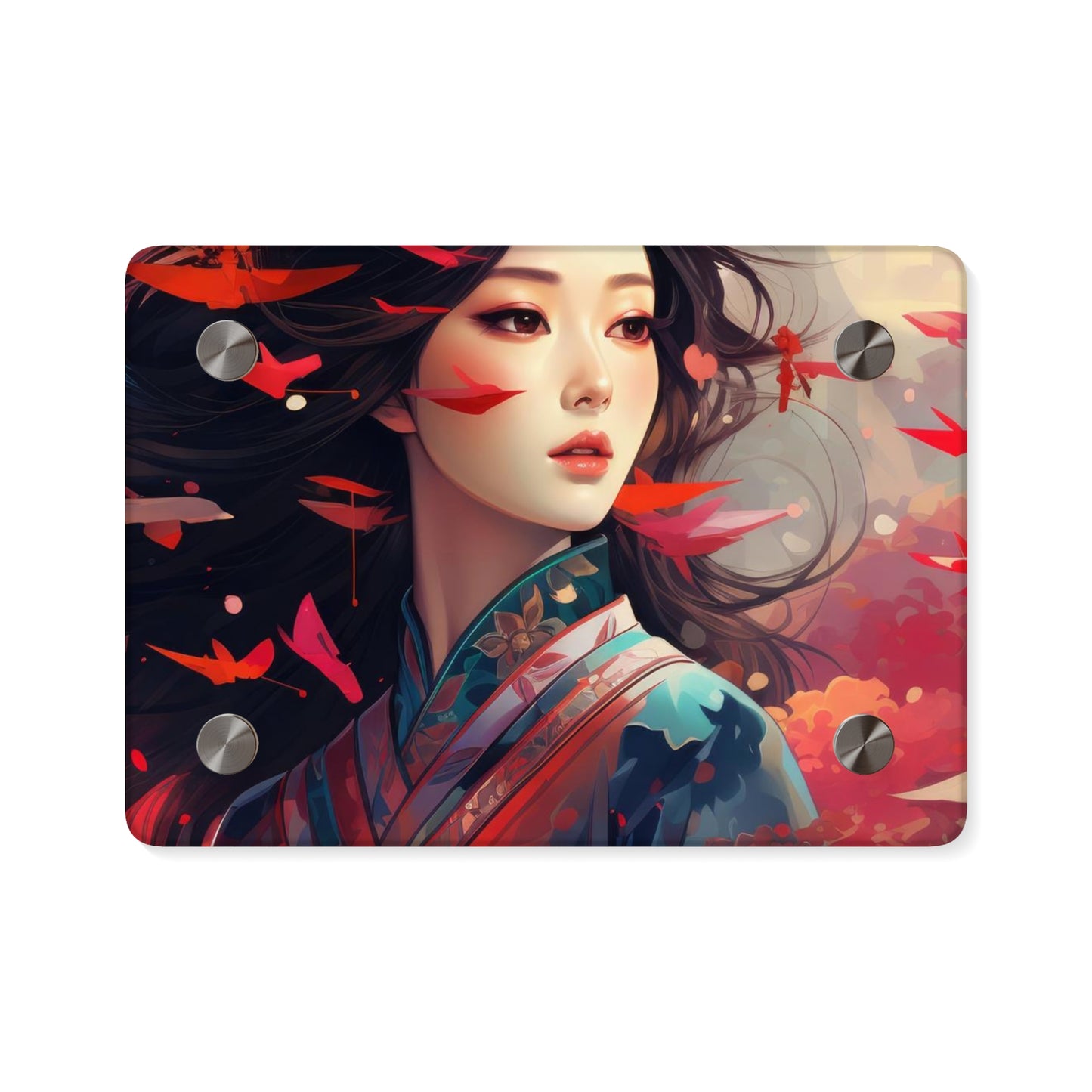 Asian Lady in Acrylic Wall Art Panels