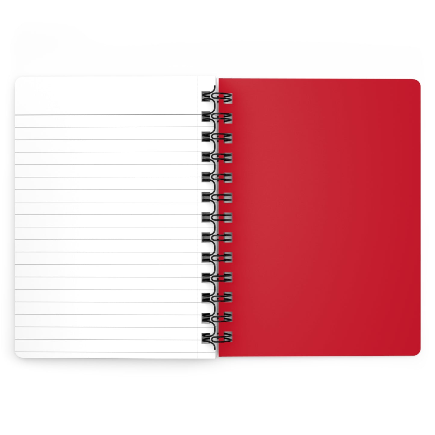 Red Tartan Spiral Bound Journal