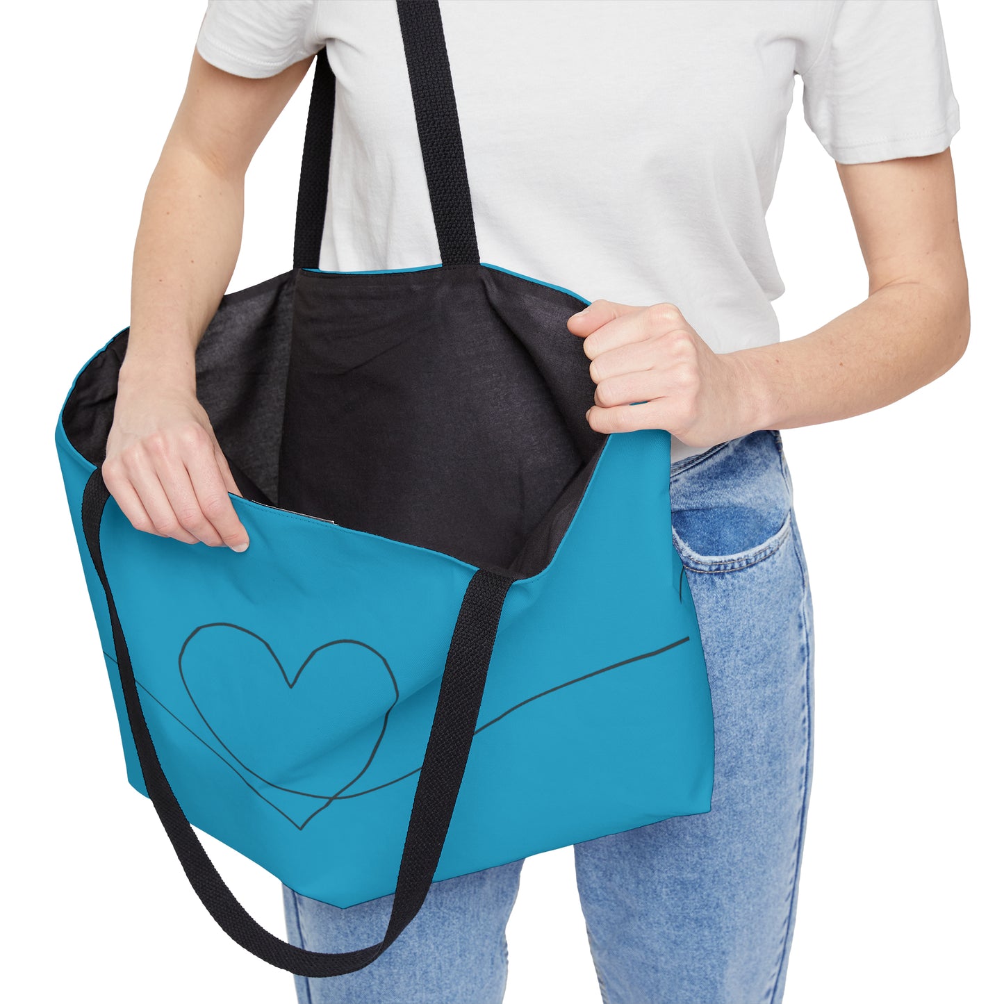 Turquoise Women's Weekender Tote Bag