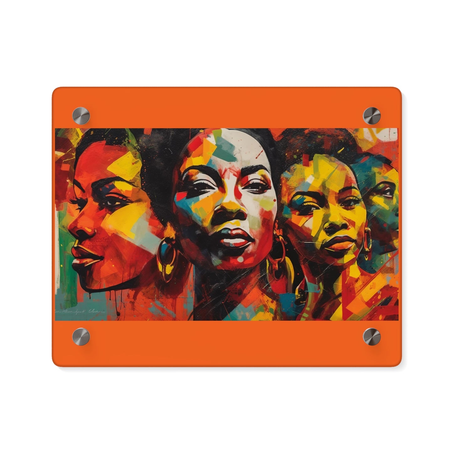 Acrylic Wall Art Panels: Black Lives Trilogy of Women