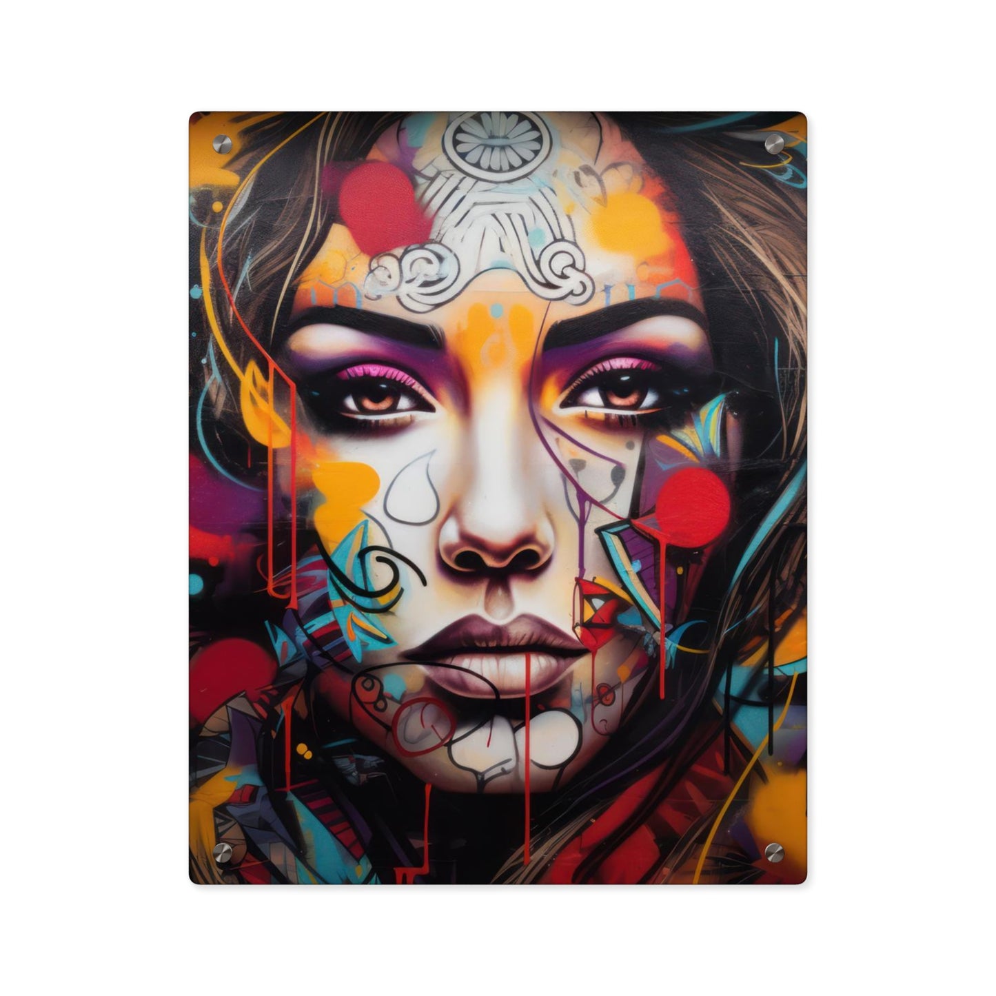 Lady of the Matrix Acrylic Wall Art Panels