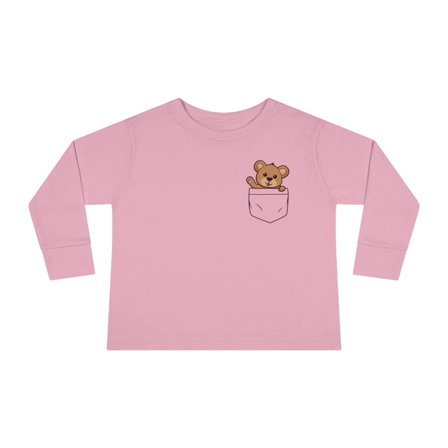 Toddler Long Sleeve  Cuddly Bear T-shirt