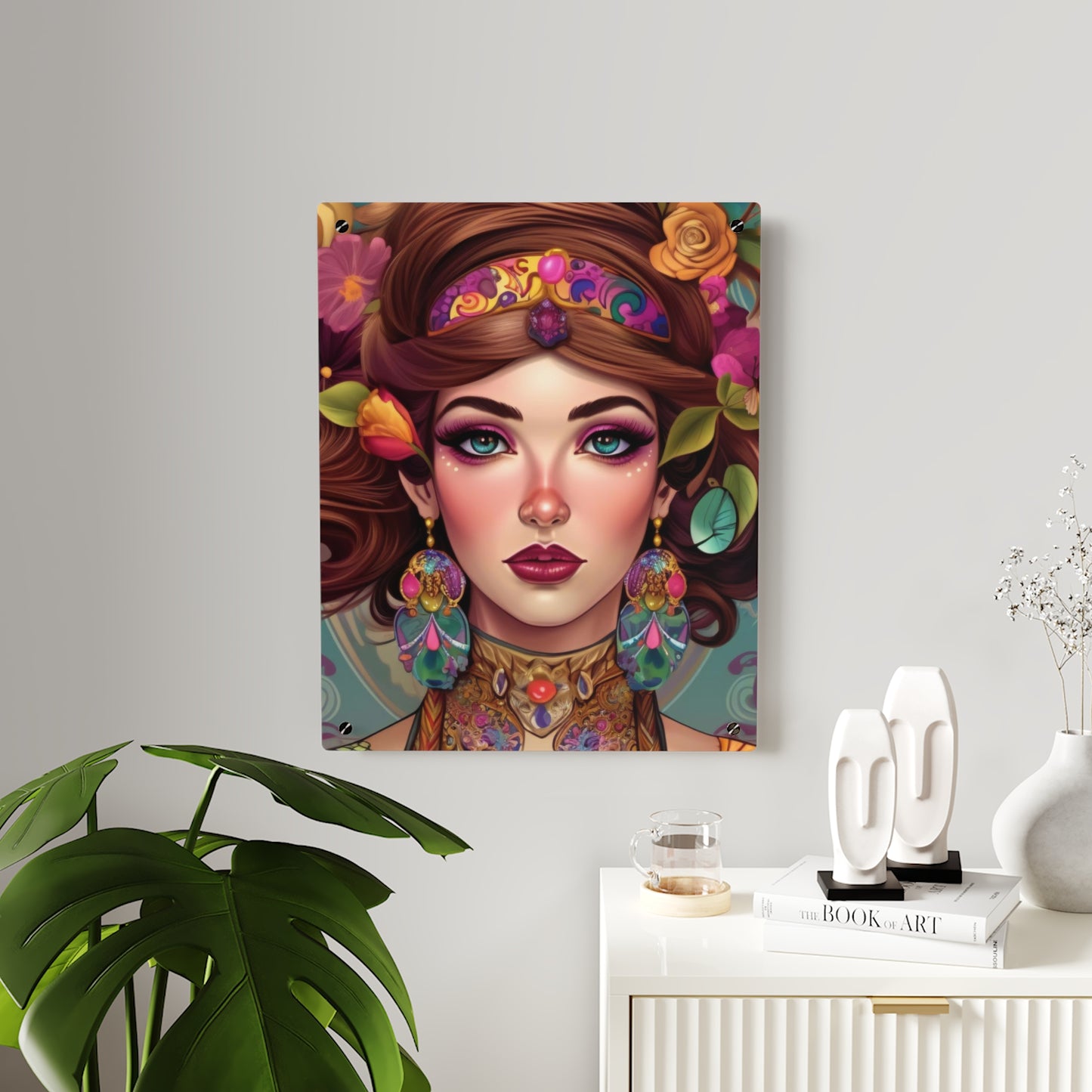 Lady  Spring Acrylic Wall Art Panels