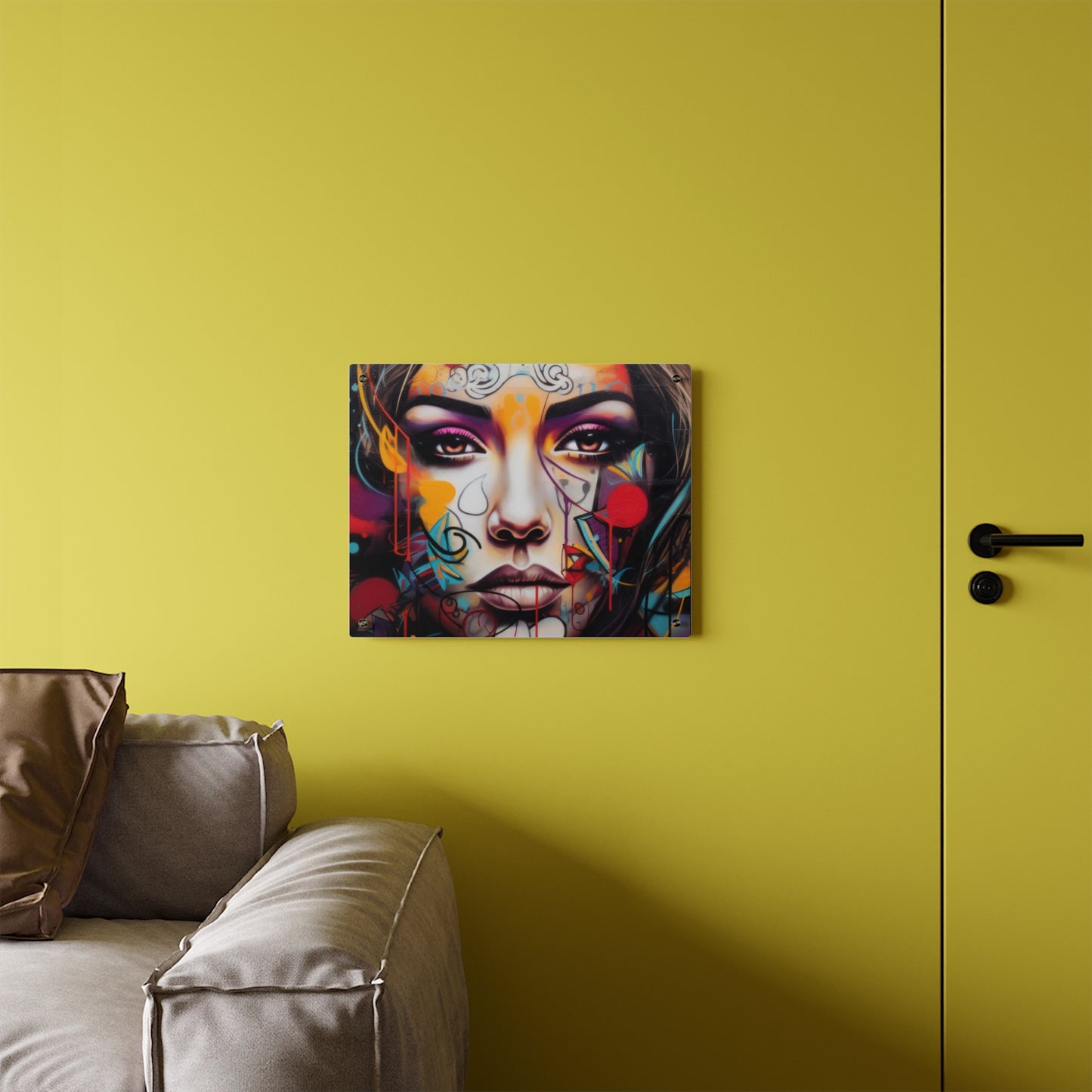 Lady of the Matrix Acrylic Wall Art Panels