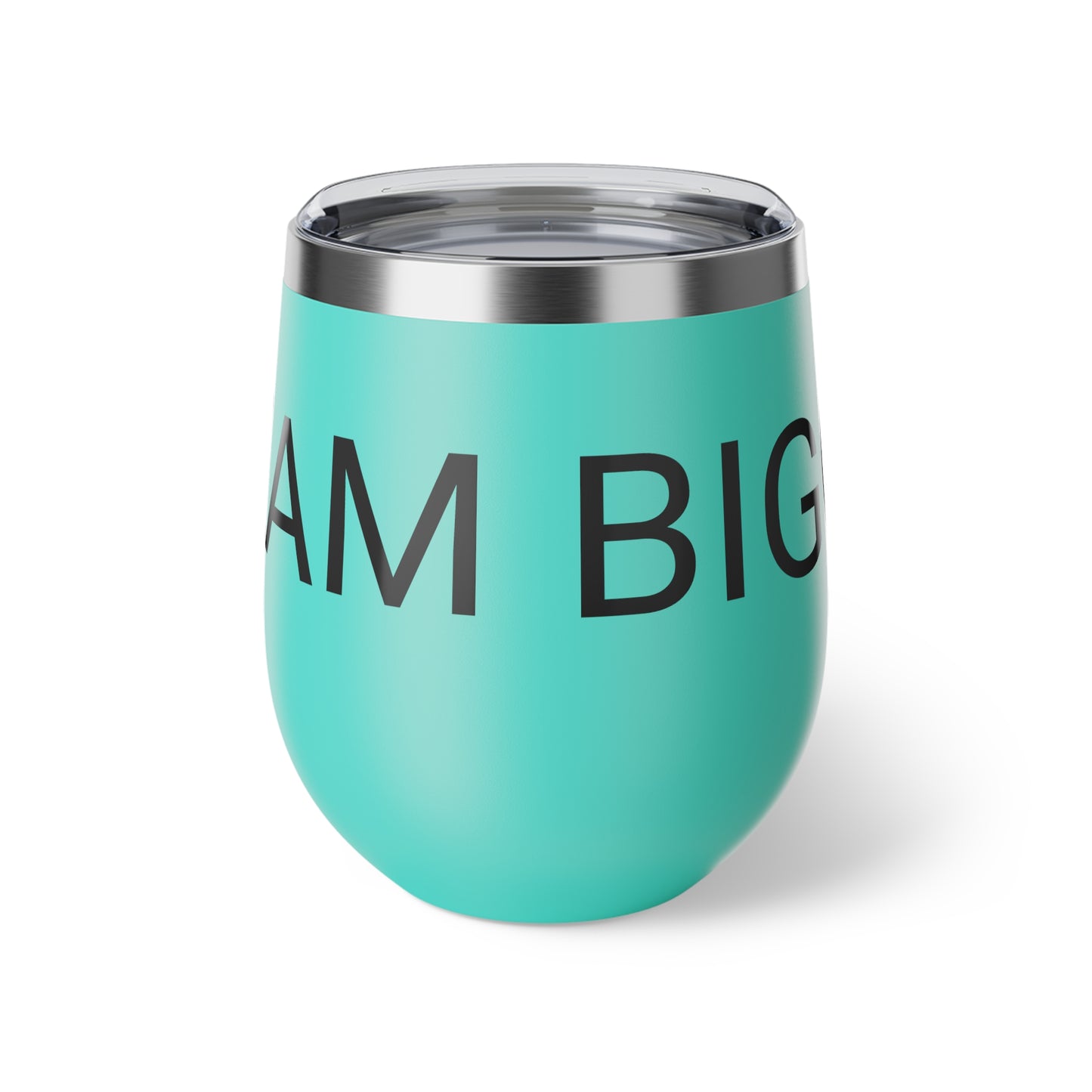 Dream Bigger Motivational  Copper Vacuum Insulated Cup, 12oz