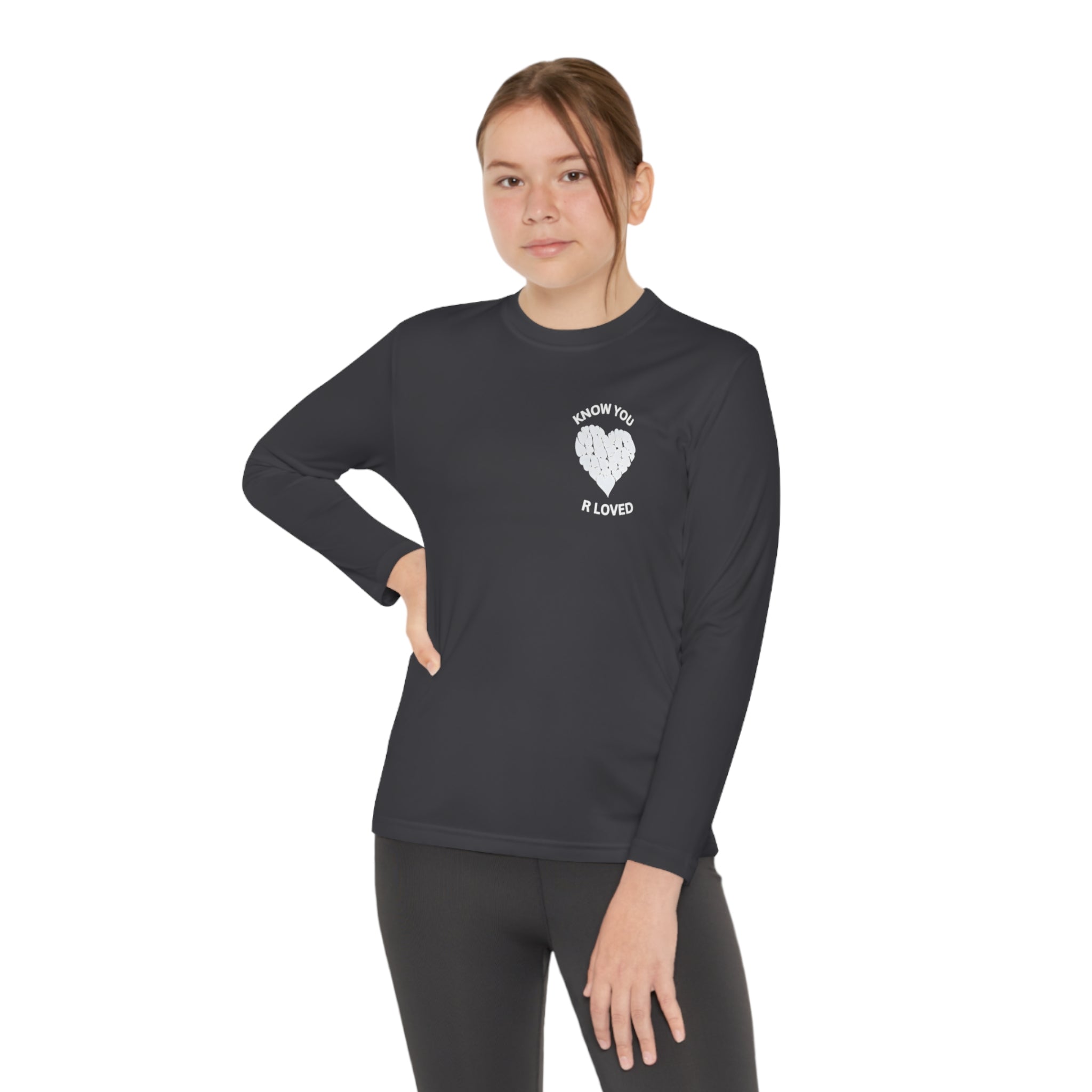 Know You Are Loved Youth Long Sleeve Competitor T-Shirt
