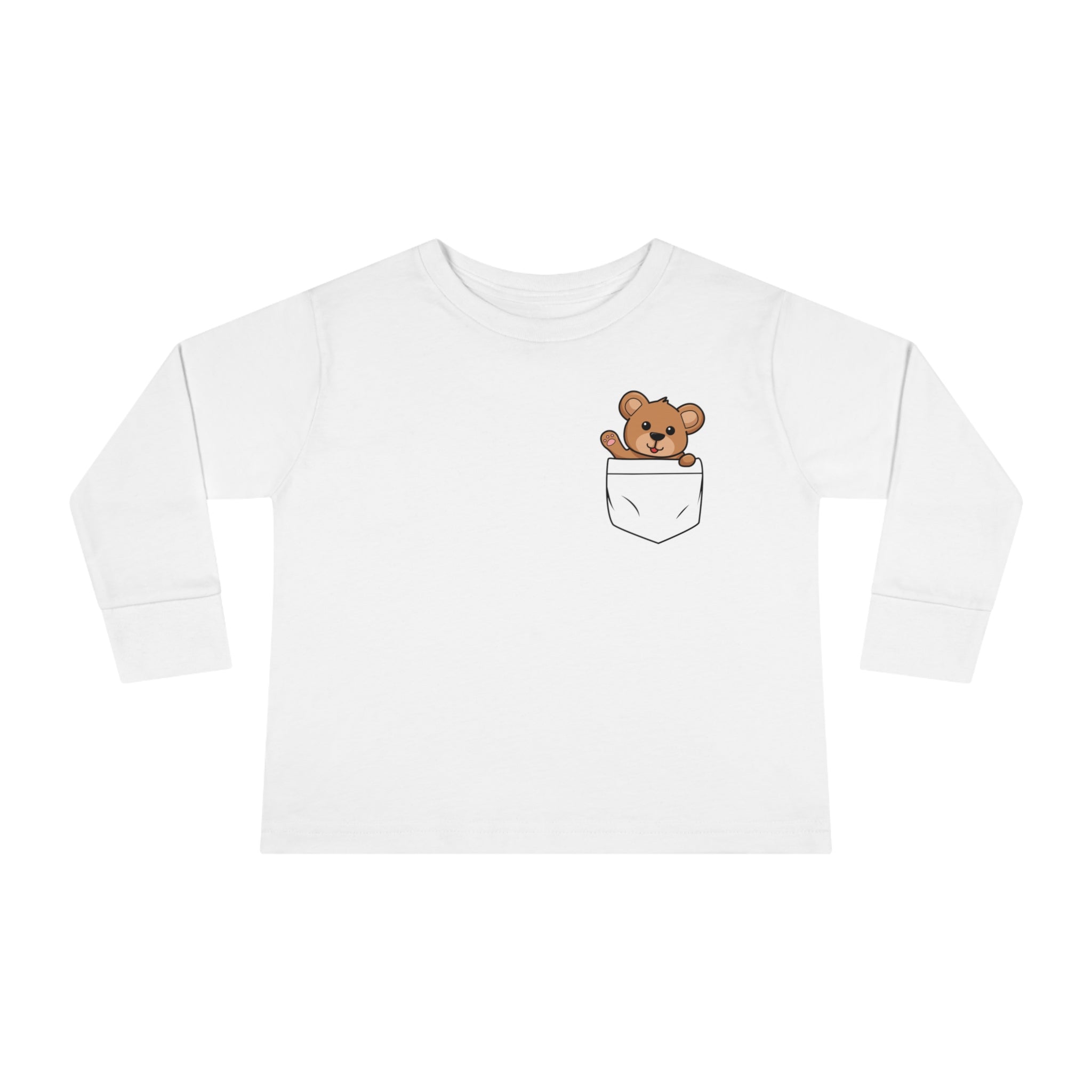 Toddler Long Sleeve  Cuddly Bear T-shirt