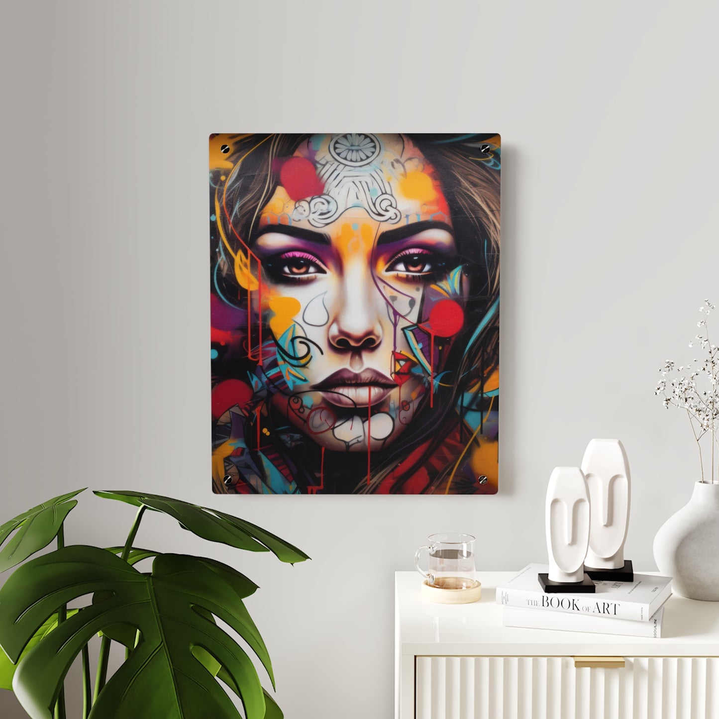 Lady of the Matrix Acrylic Wall Art Panels