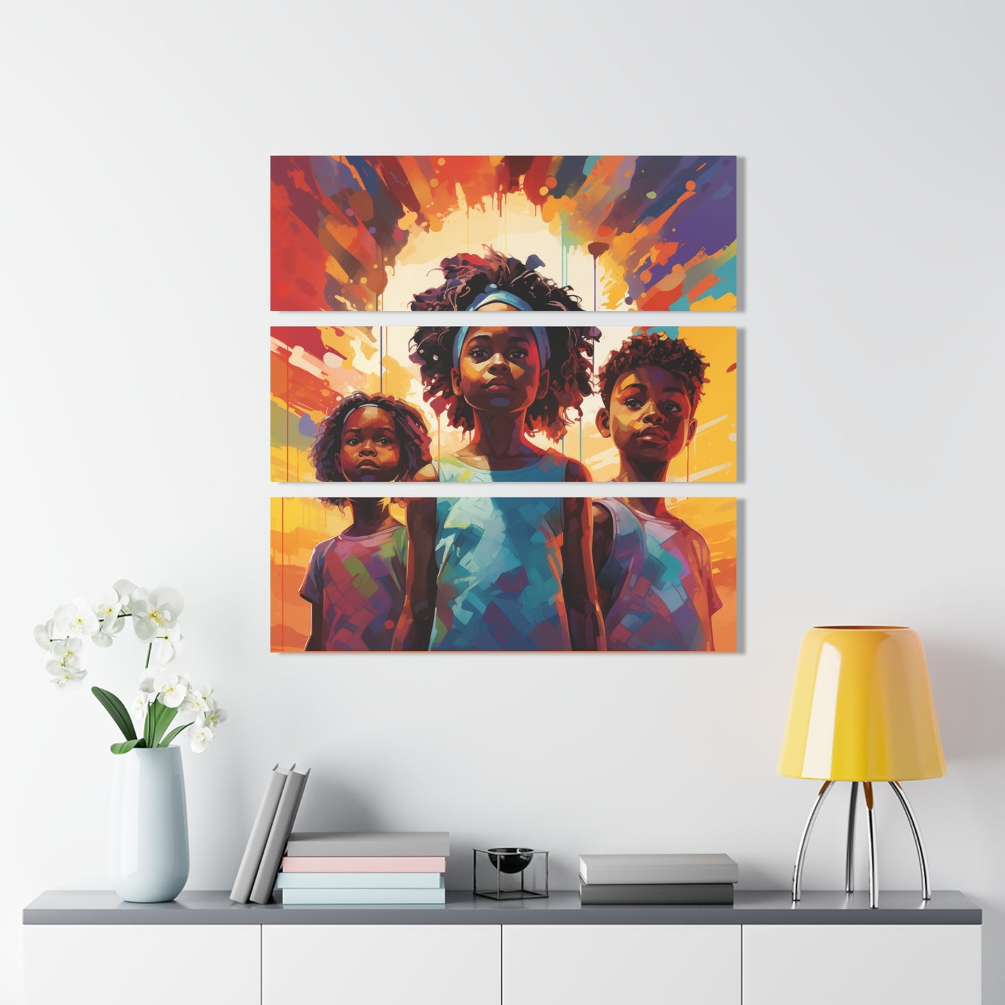 Trilogy of Children Black Lives Acrylic Prints