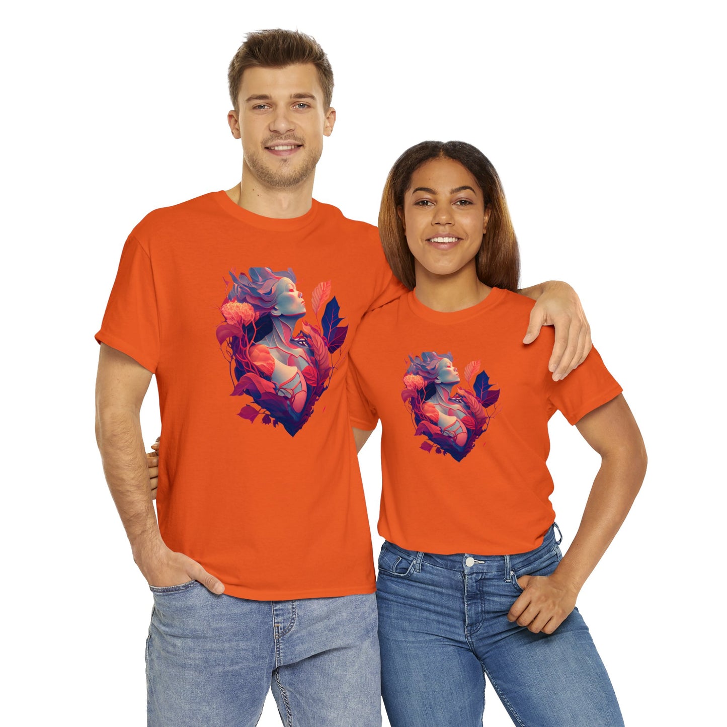 Lady of Hearts Unisex Heavy Cotton T-Shirt