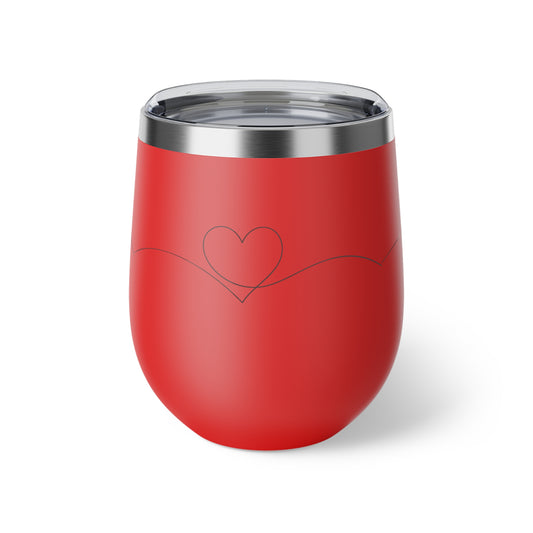 hearts Copper Vacuum Insulated Cup, 12oz