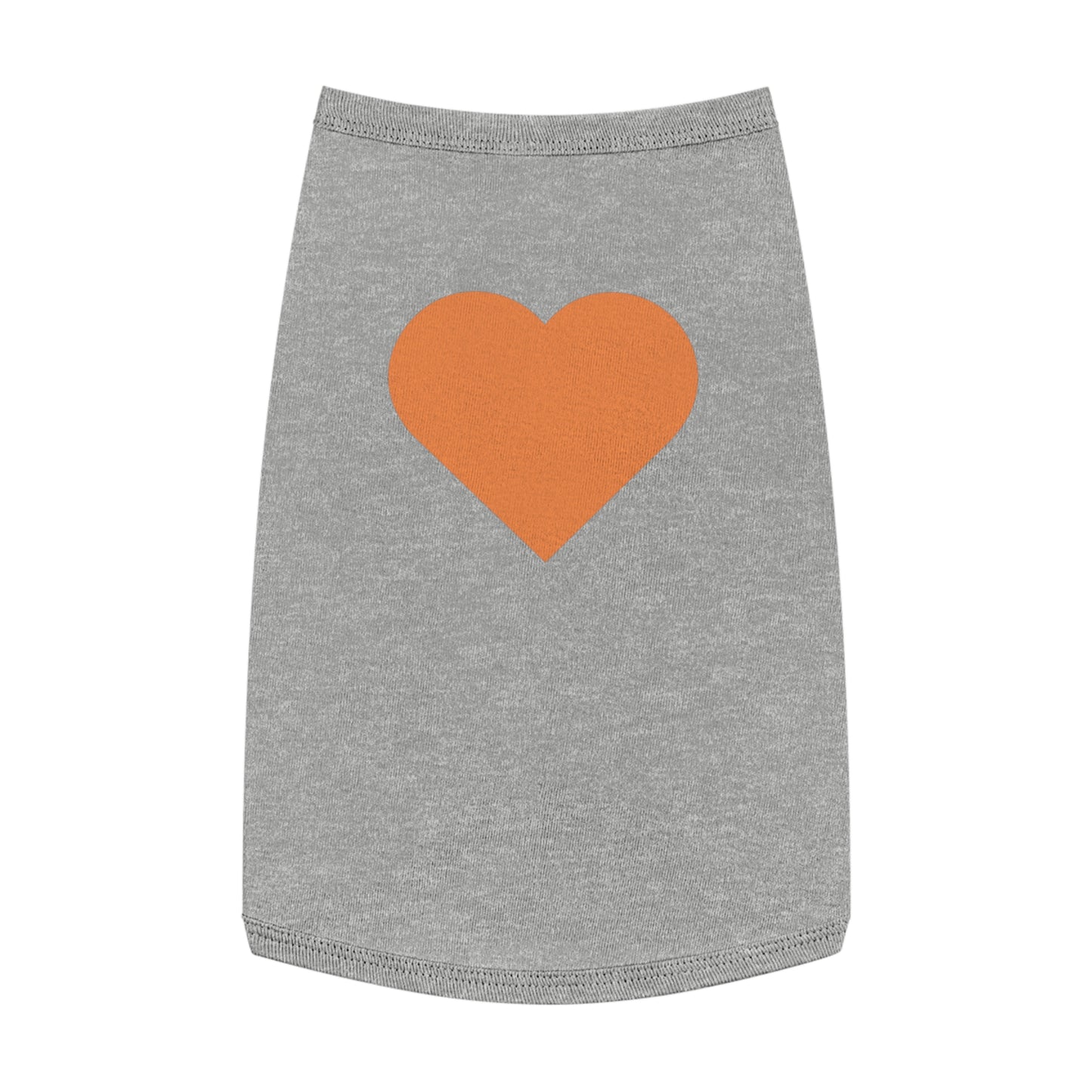 Pet Tank Top with Carnelian Heart