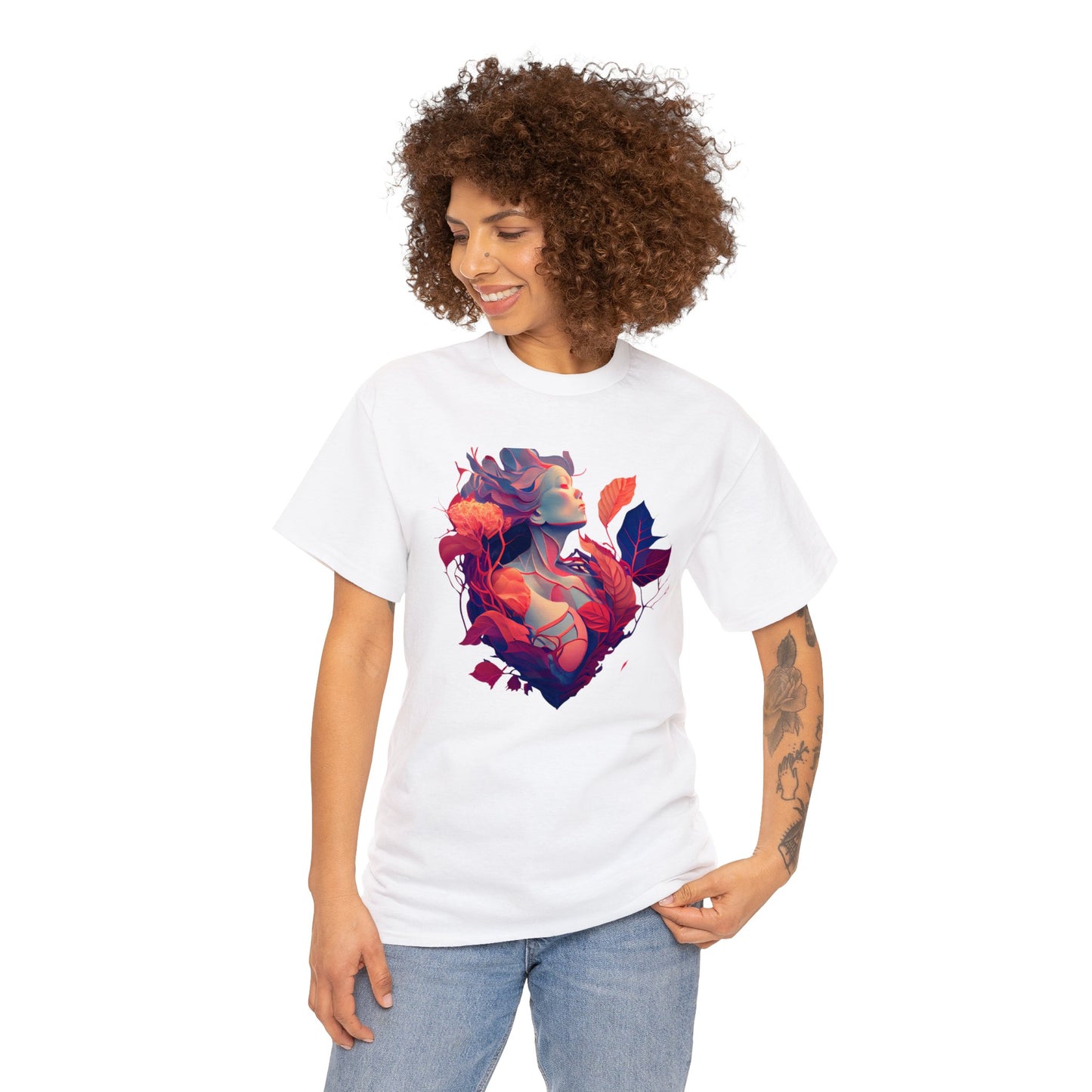 Lady of Hearts Unisex Heavy Cotton T-Shirt