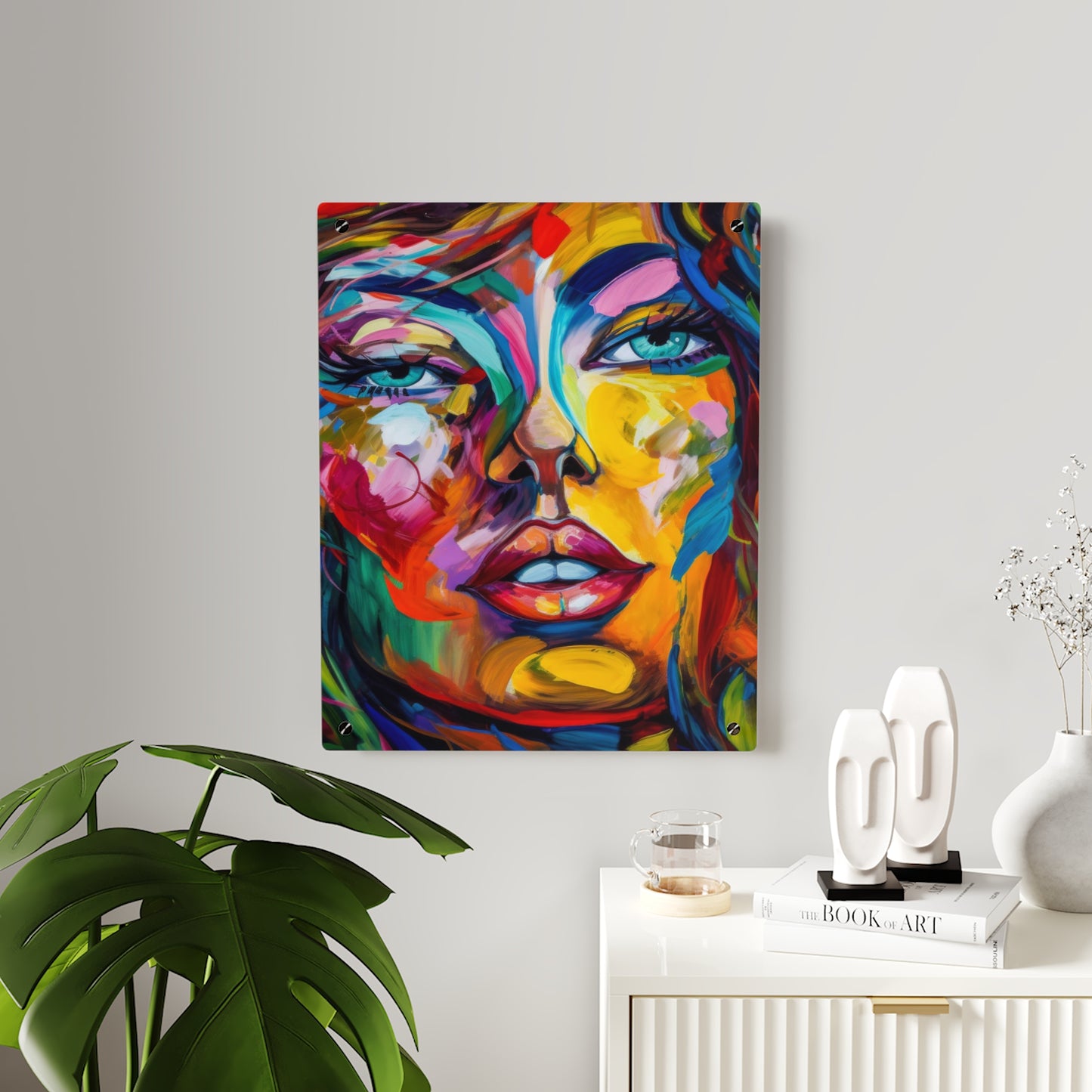 Colourful Lady Acrylic Wall Art Panels