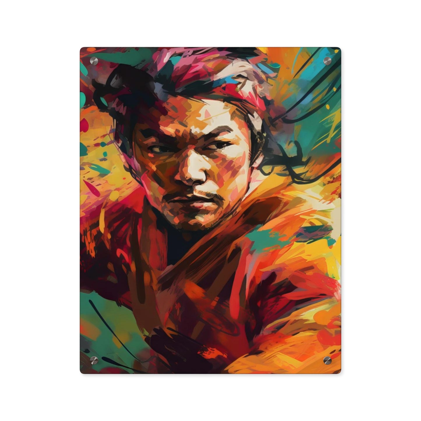 Man of Asia Acrylic Wall Art Panels