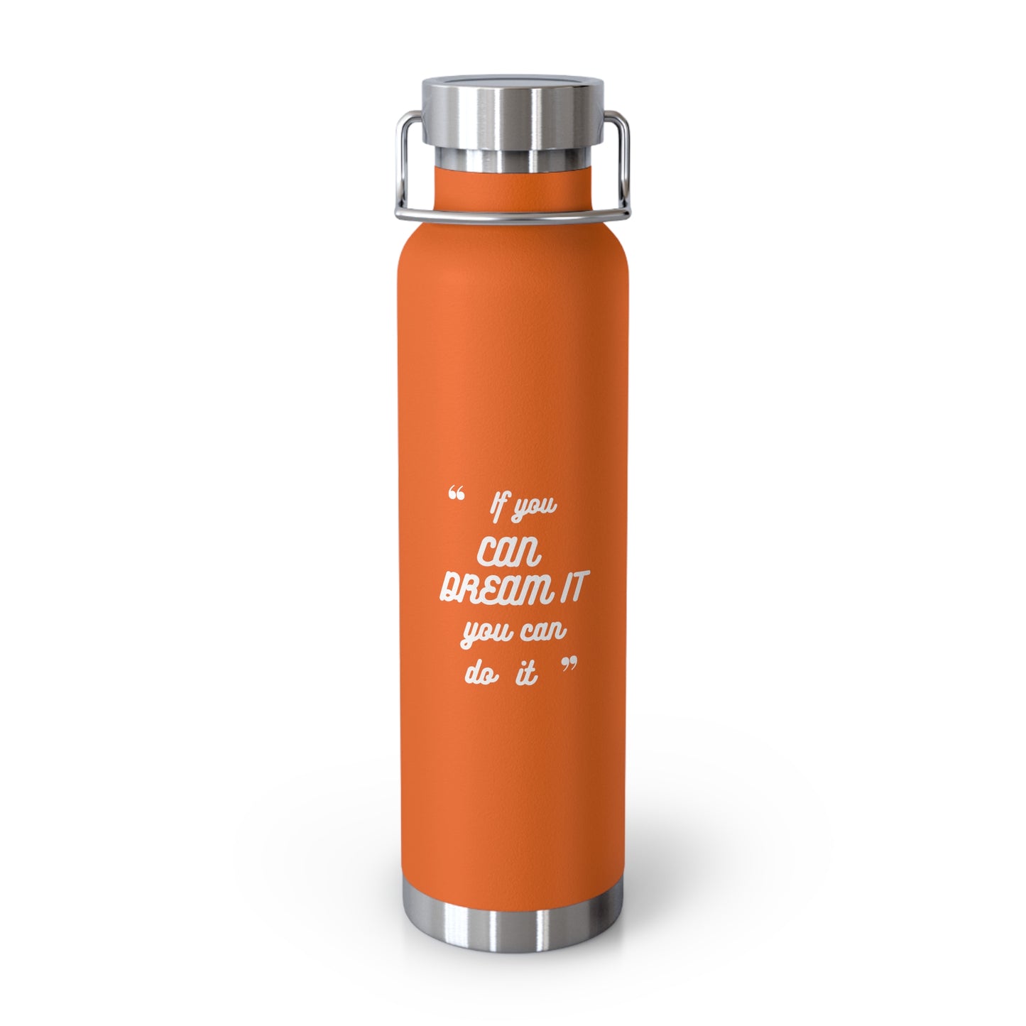 Inspirational Copper Vacuum Insulated Bottle, 22oz