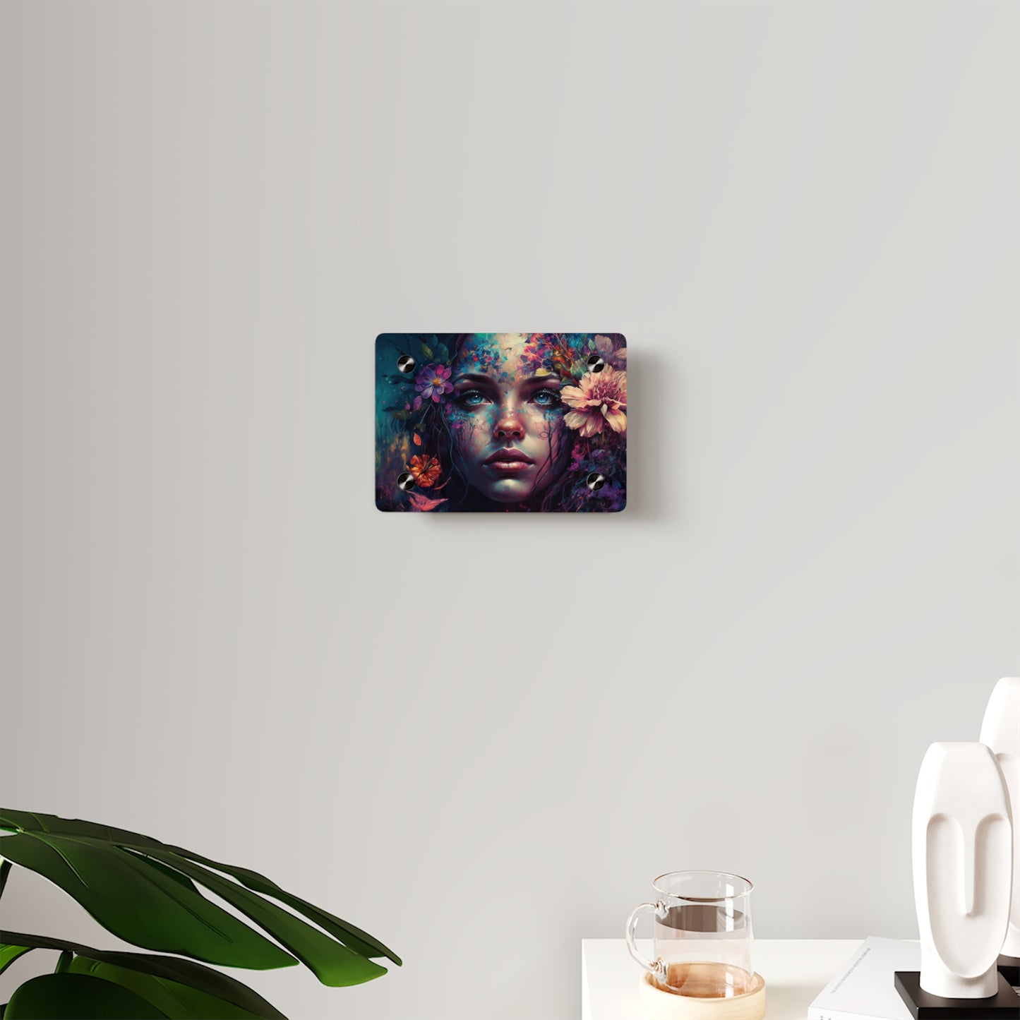 Dark  Lady Acrylic Wall Art Panels