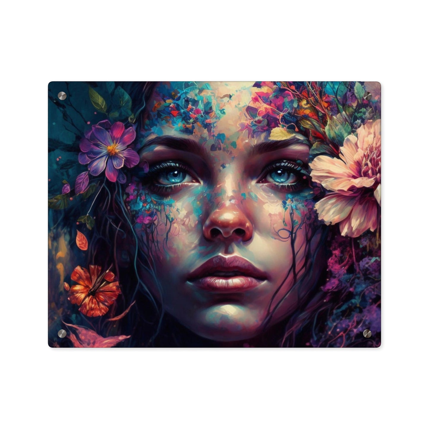 Dark  Lady Acrylic Wall Art Panels