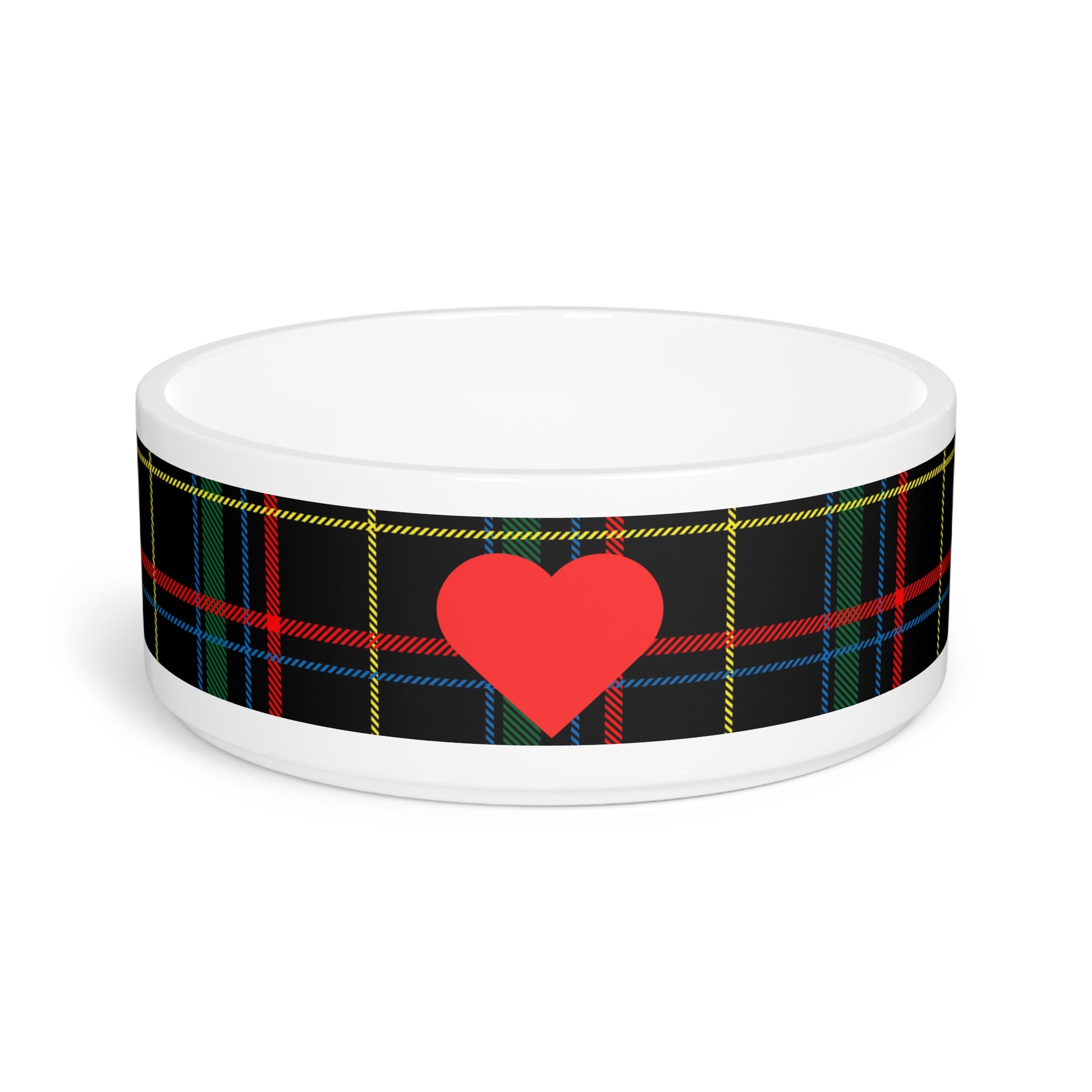 dog bowl with heart