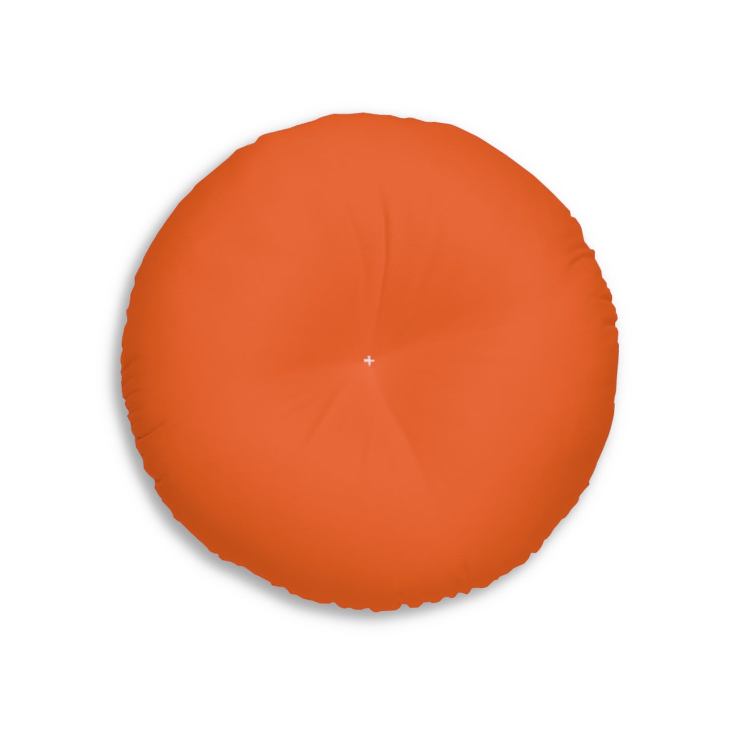 Carnelian Heart Tufted Floor Pillow, Round