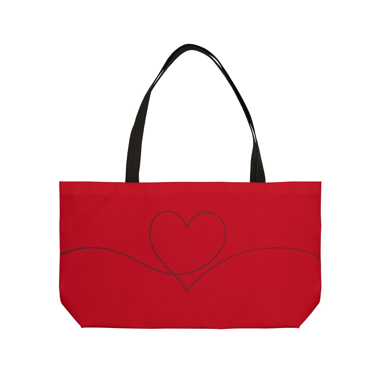 Red Women's Weekender Tote Bag